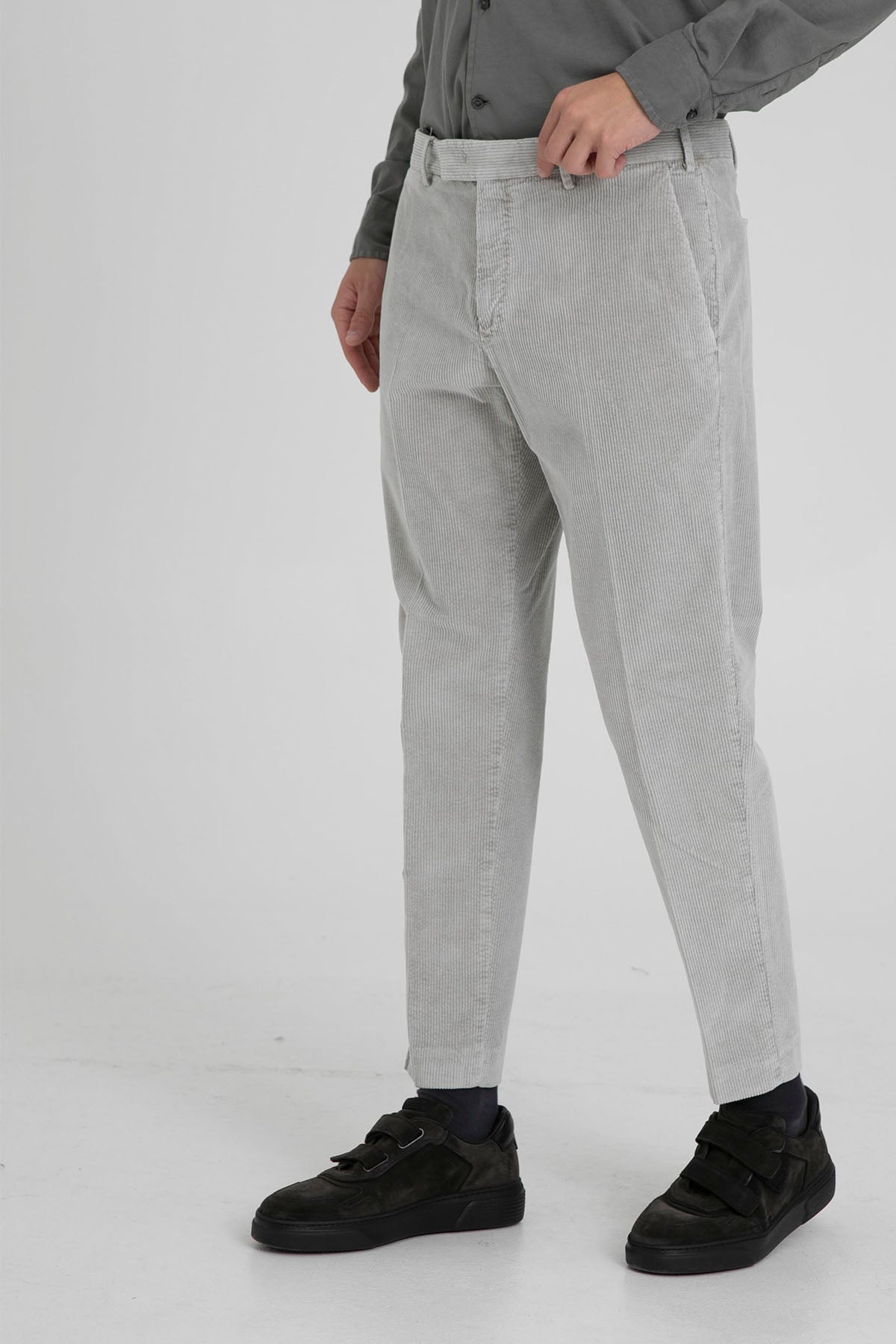 Pantaloni Torino Rebel Fit Yandan Cepli Fitilli Kadife Pantolon-Libas Trendy Fashion Store