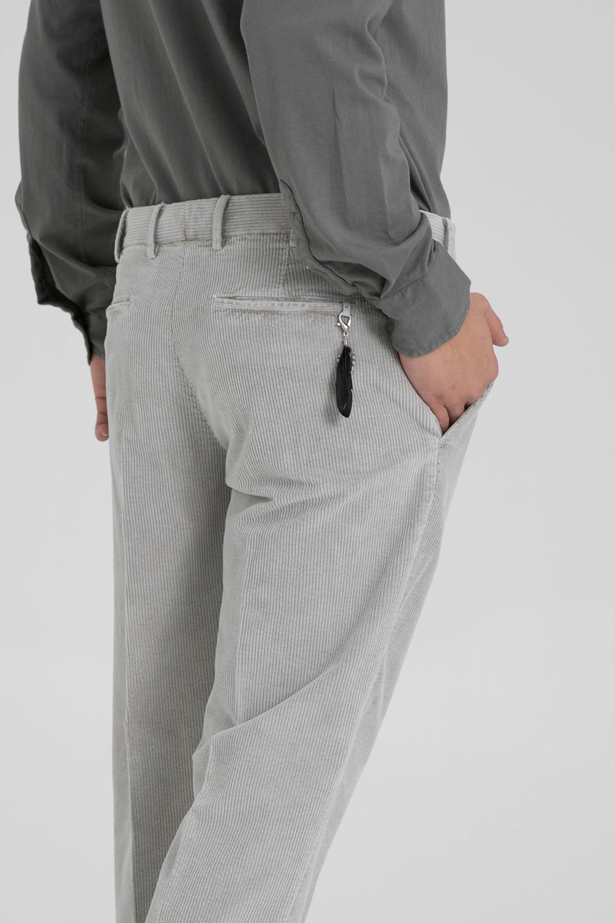 Pantaloni Torino Rebel Fit Yandan Cepli Fitilli Kadife Pantolon-Libas Trendy Fashion Store