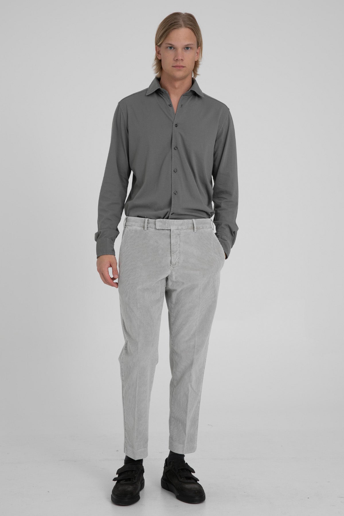 Pantaloni Torino Rebel Fit Yandan Cepli Fitilli Kadife Pantolon-Libas Trendy Fashion Store