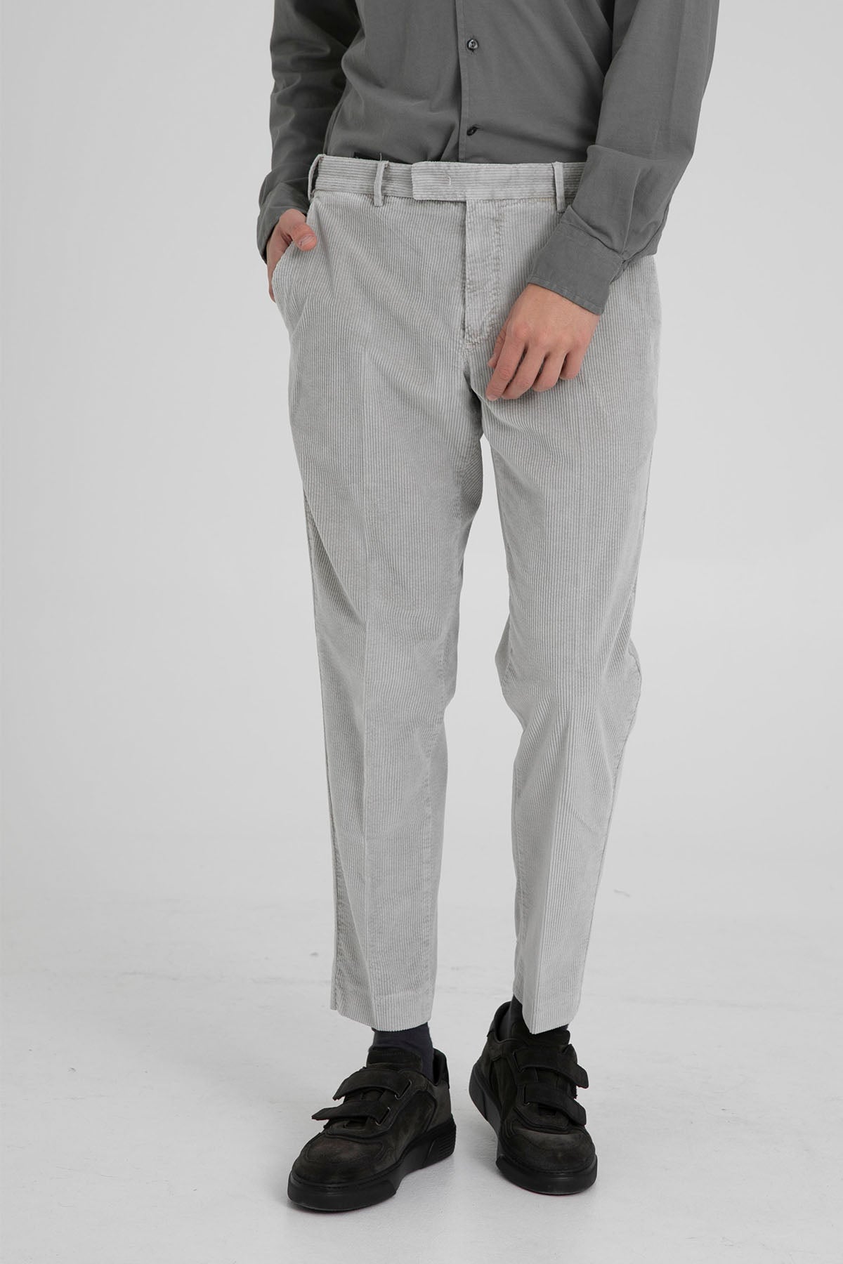 Pantaloni Torino Rebel Fit Yandan Cepli Fitilli Kadife Pantolon-Libas Trendy Fashion Store