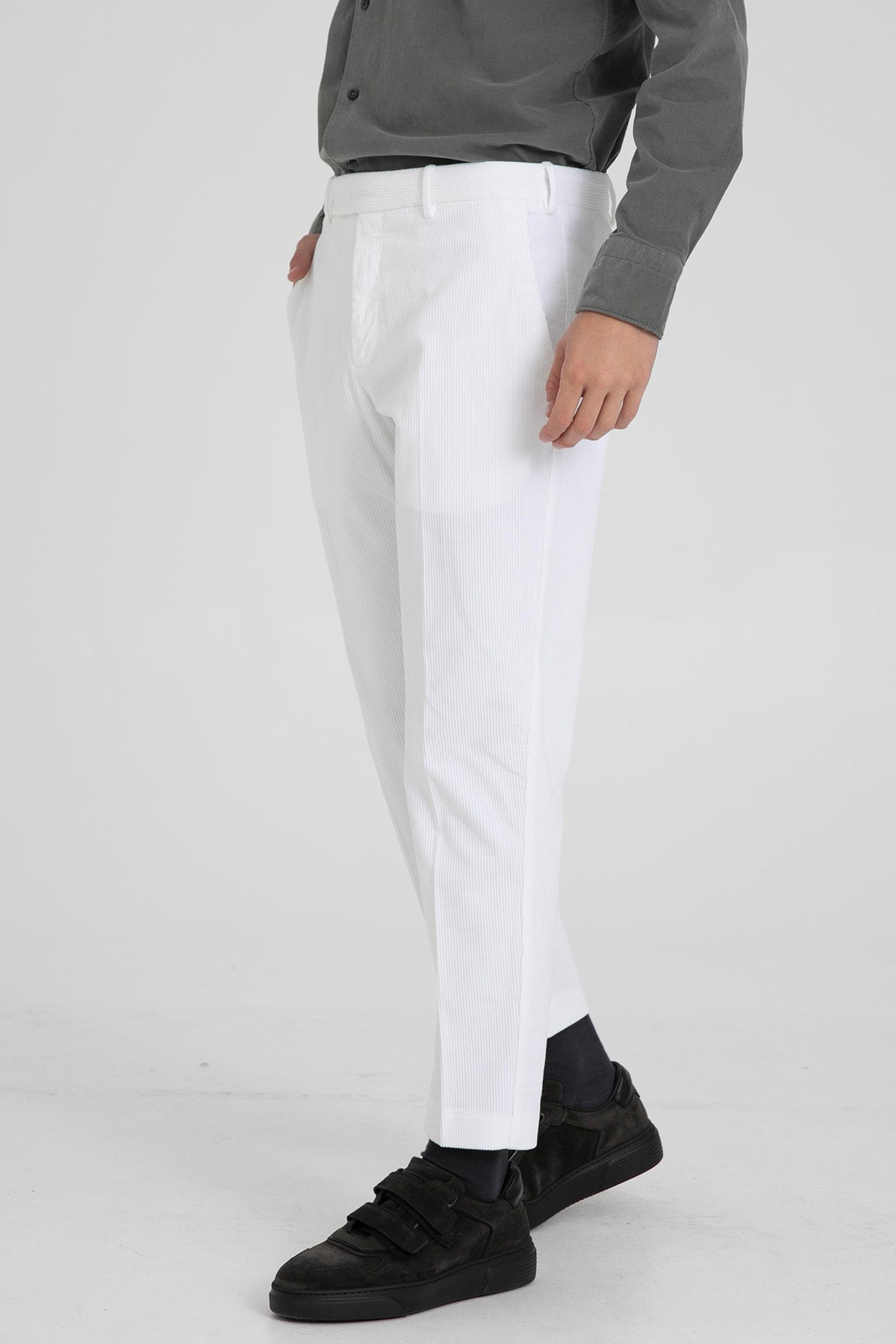 Pantaloni Torino Rebel Fit Yandan Cepli Fitilli Kadife Pantolon-Libas Trendy Fashion Store