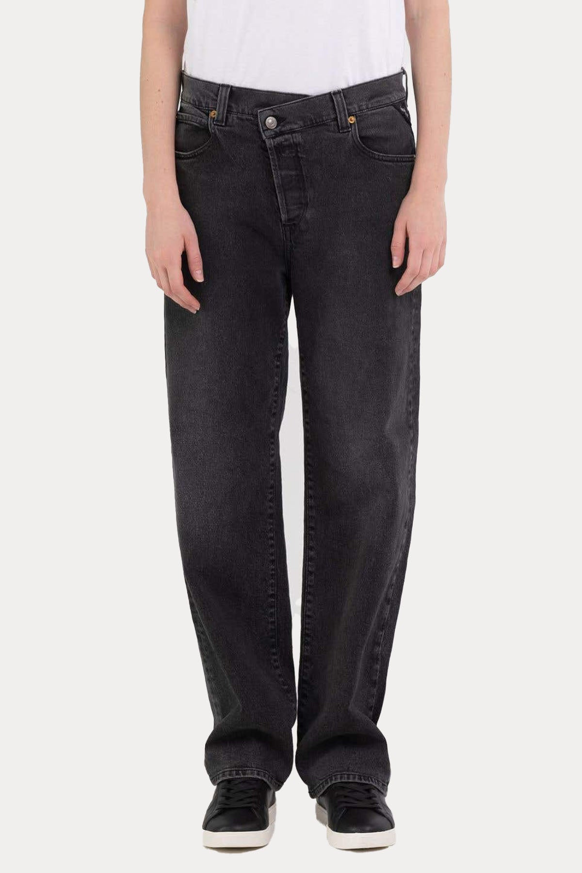 Replay Zelmaa Loose Wide Leg Fit Jeans