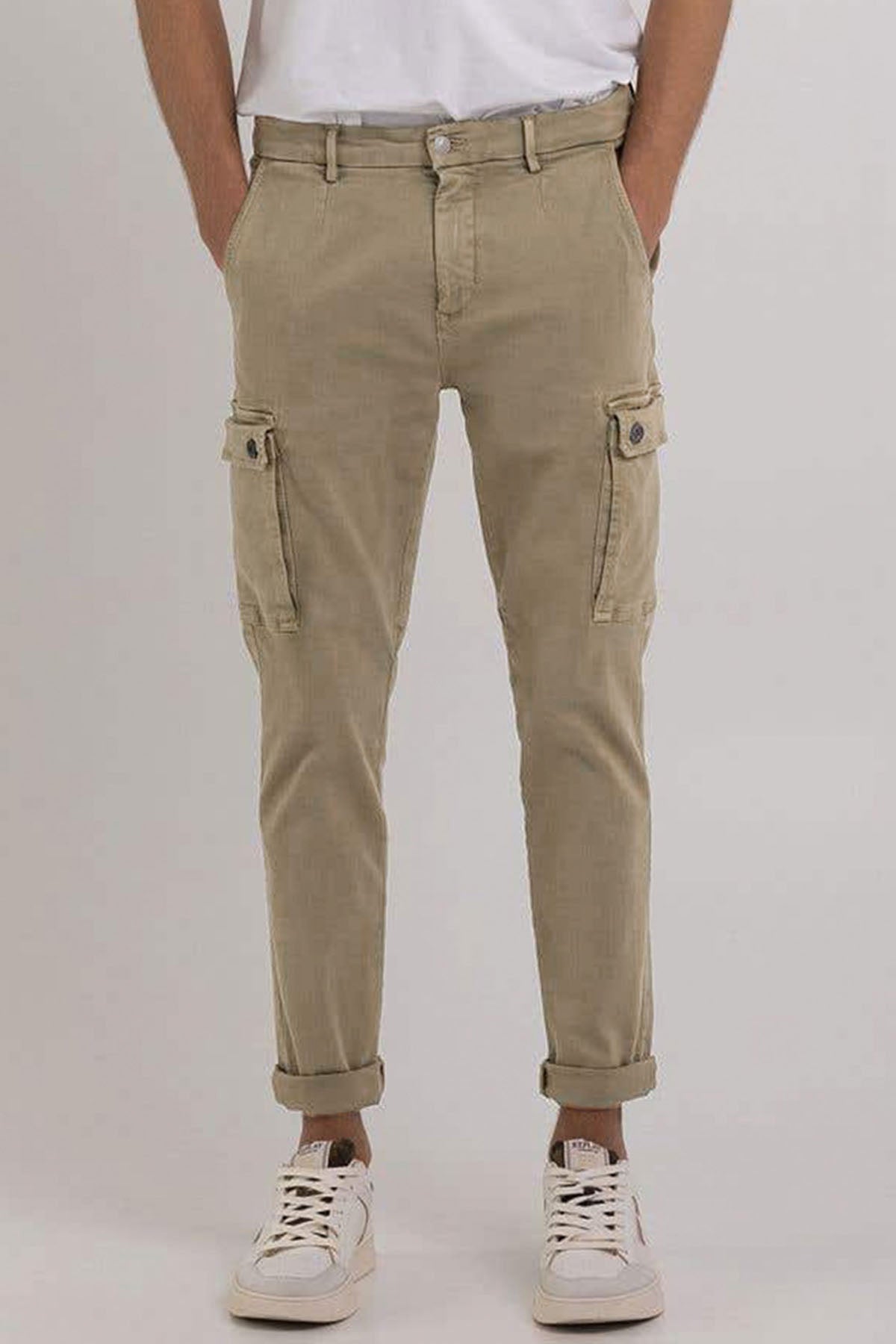 Replay Jaan Hyperflex X-Lite Slim Fit Kargo Pantolon-Libas Trendy Fashion Store