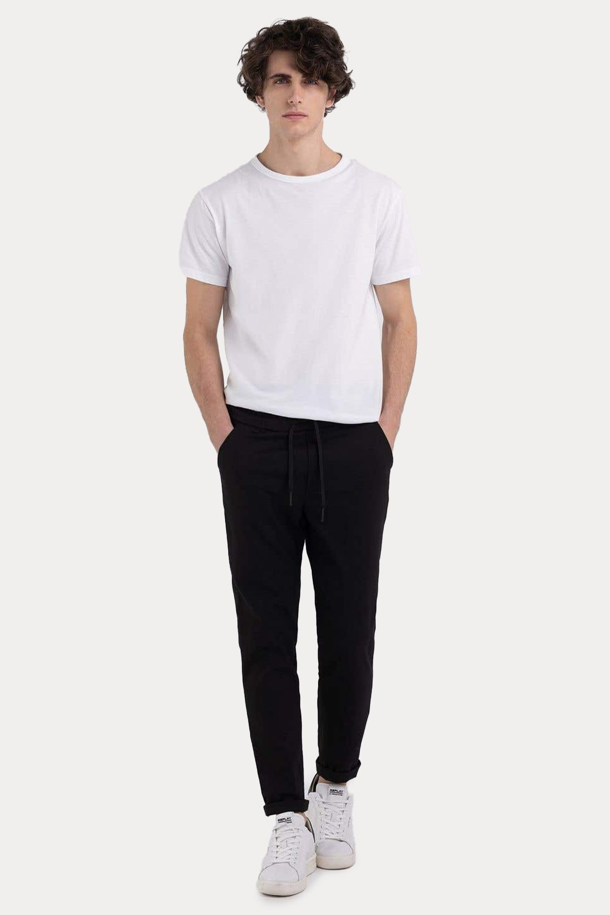 Replay Beli Lastikli Jogger Slim Fit Pantolon-Libas Trendy Fashion Store