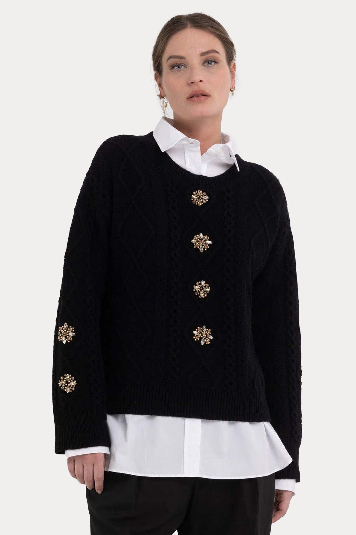 Replay Yuvarlak Yaka Örgü Yün Triko-Libas Trendy Fashion Store