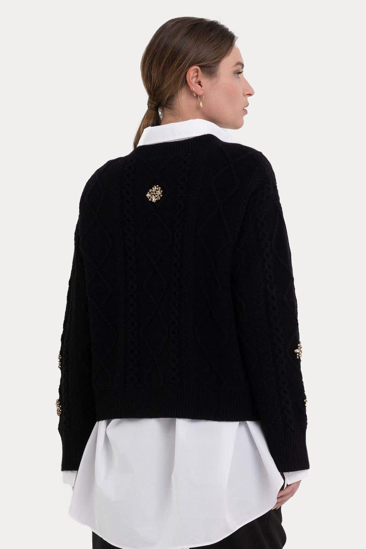 Replay Yuvarlak Yaka Örgü Yün Triko-Libas Trendy Fashion Store