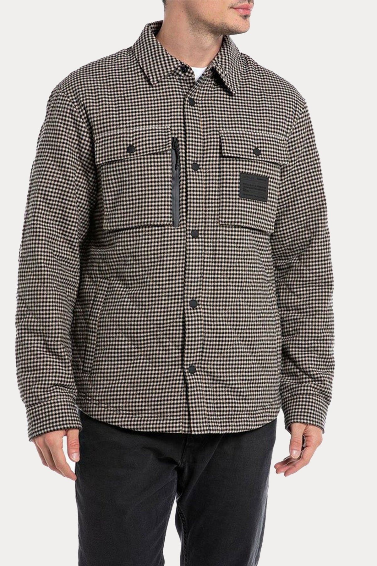 Replay Pötikareli Puffer Gömlek Ceket-Libas Trendy Fashion Store