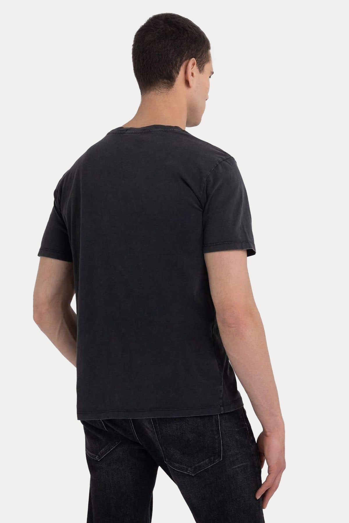 Replay Yuvarlak Yaka Desenli T-shirt-Libas Trendy Fashion Store