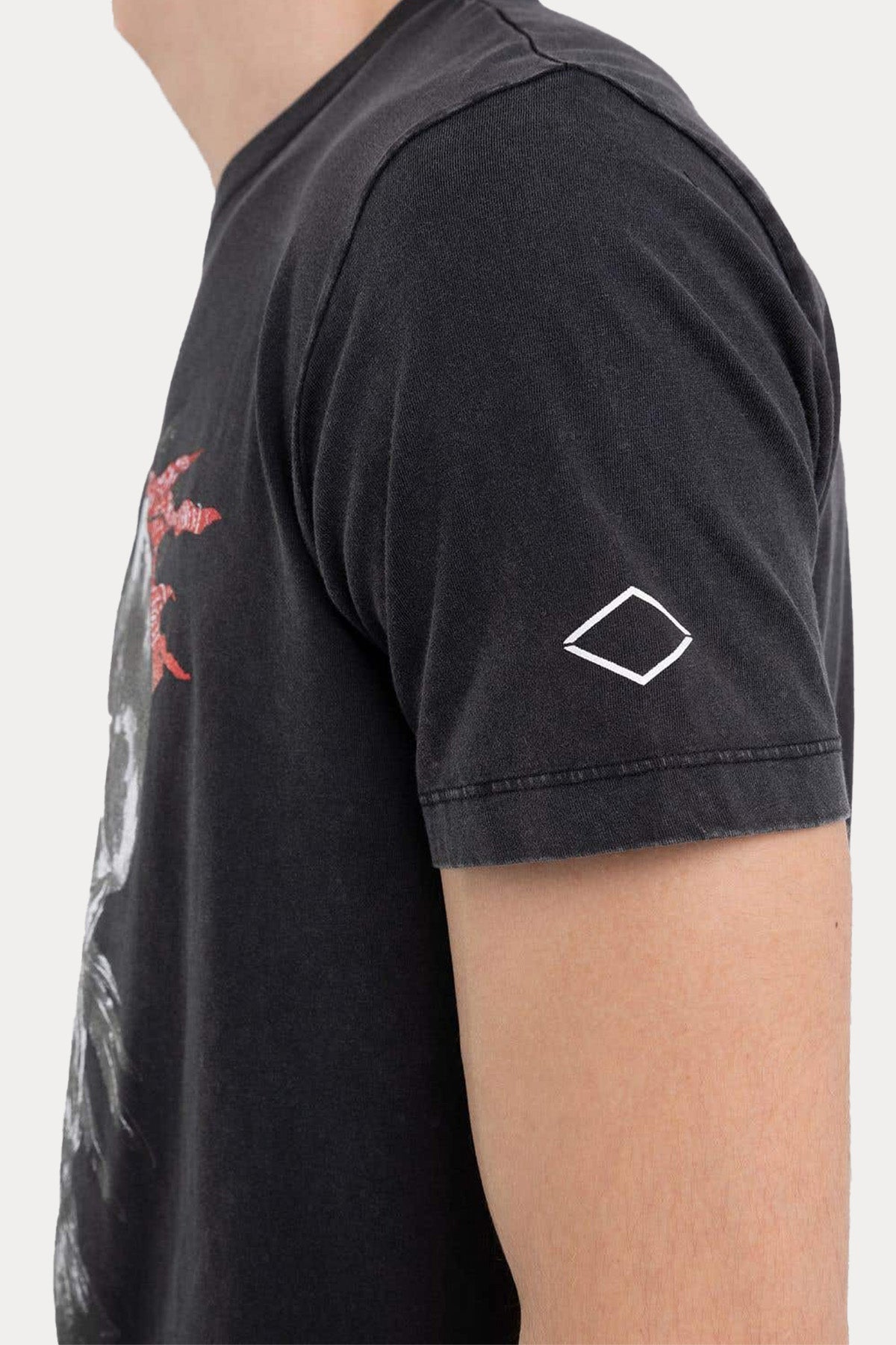 Replay Yuvarlak Yaka Desenli T-shirt-Libas Trendy Fashion Store