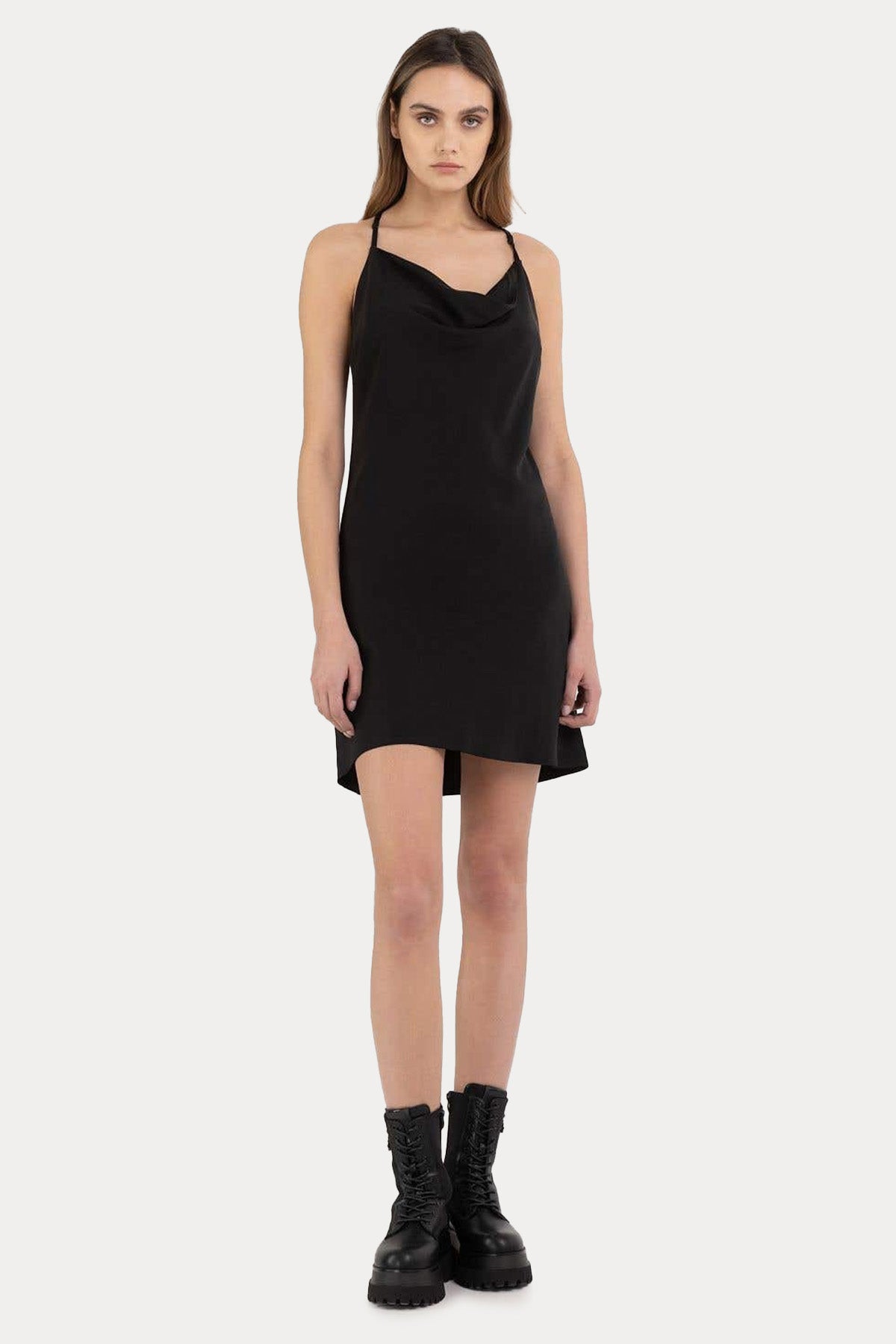 Replay Sırt Dekolteli Mini Elbise-Libas Trendy Fashion Store