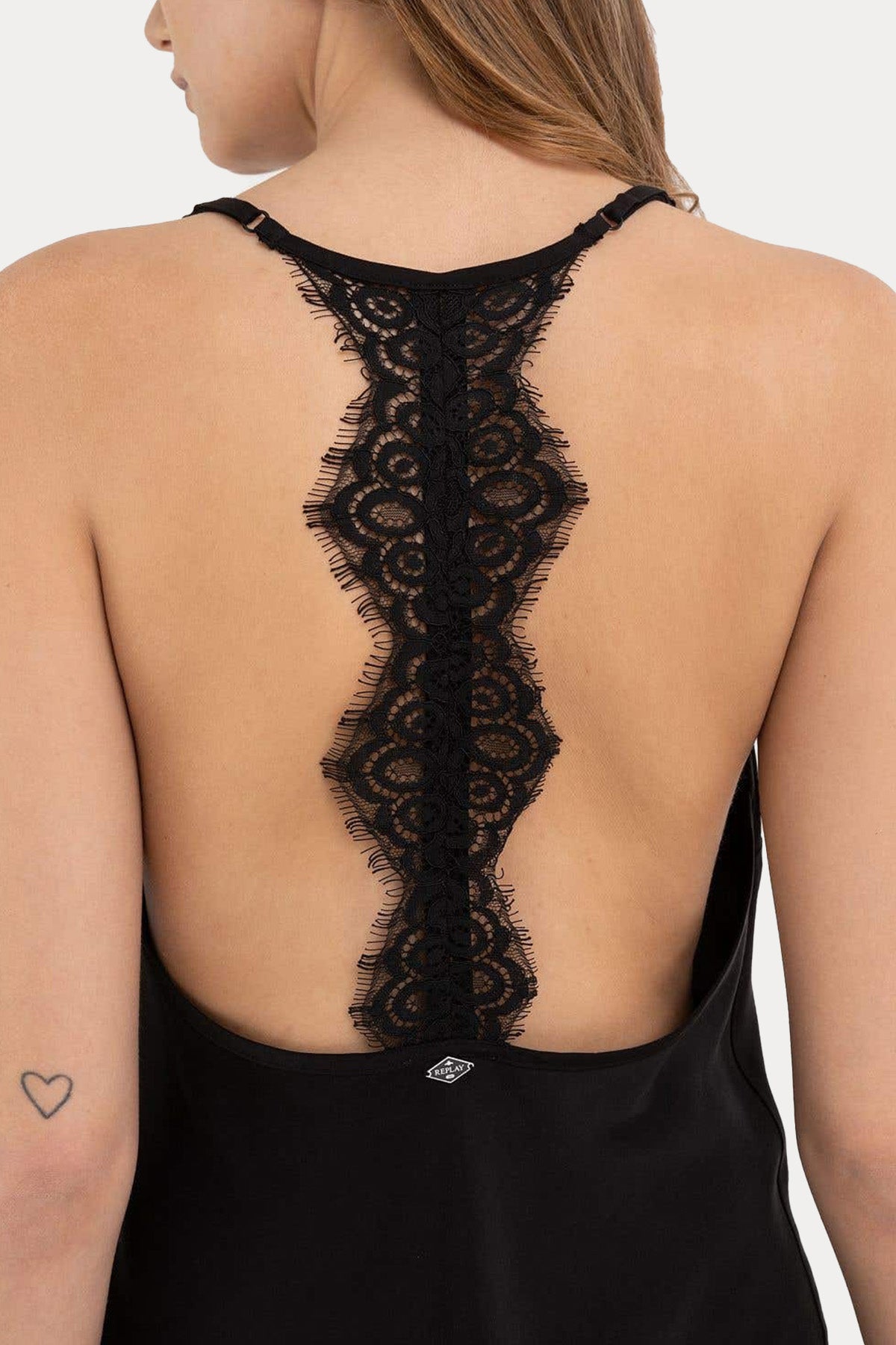 Replay Sırt Dekolteli Mini Elbise-Libas Trendy Fashion Store