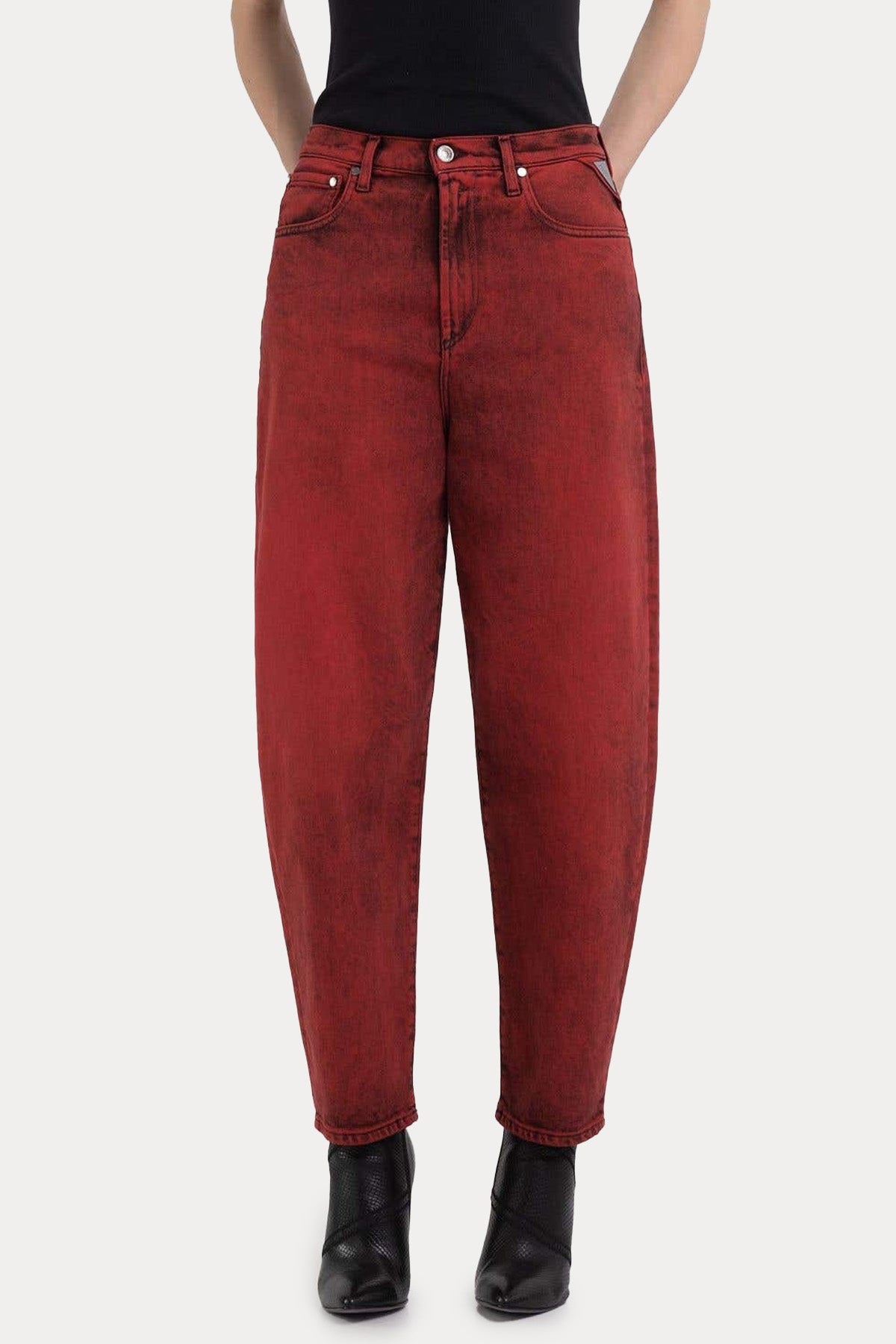 Replay Mom Fit Yıkamalı Jeans-Libas Trendy Fashion Store