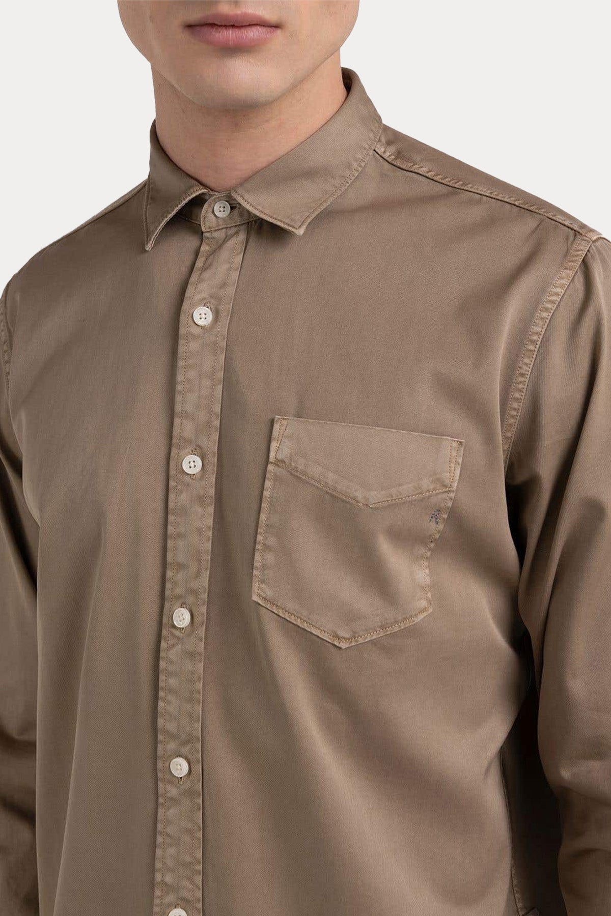 Replay Klasik Yaka Cep Detaylı Gömlek-Libas Trendy Fashion Store