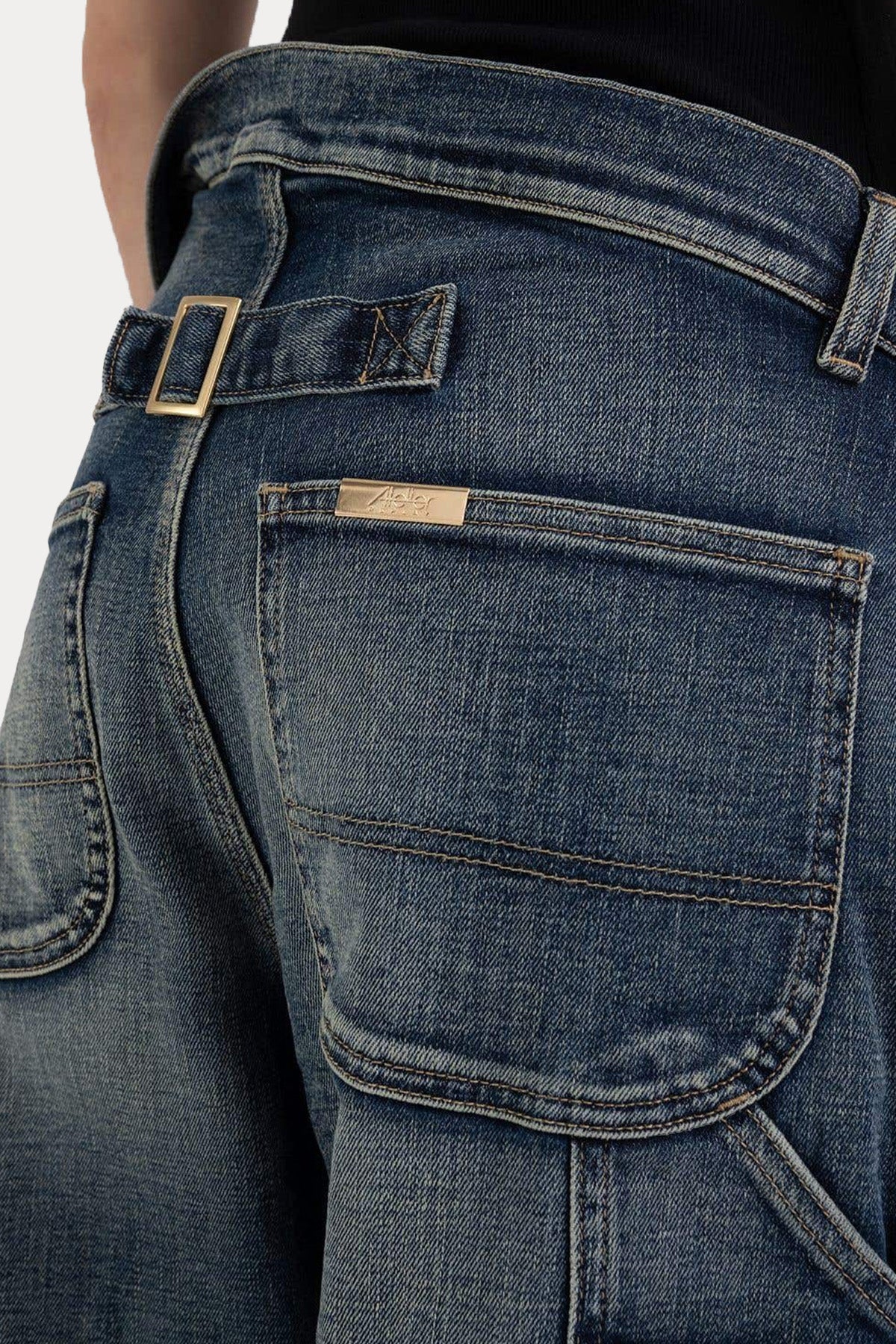 Replay Geniş Kesim Beli Katlı Jeans-Libas Trendy Fashion Store