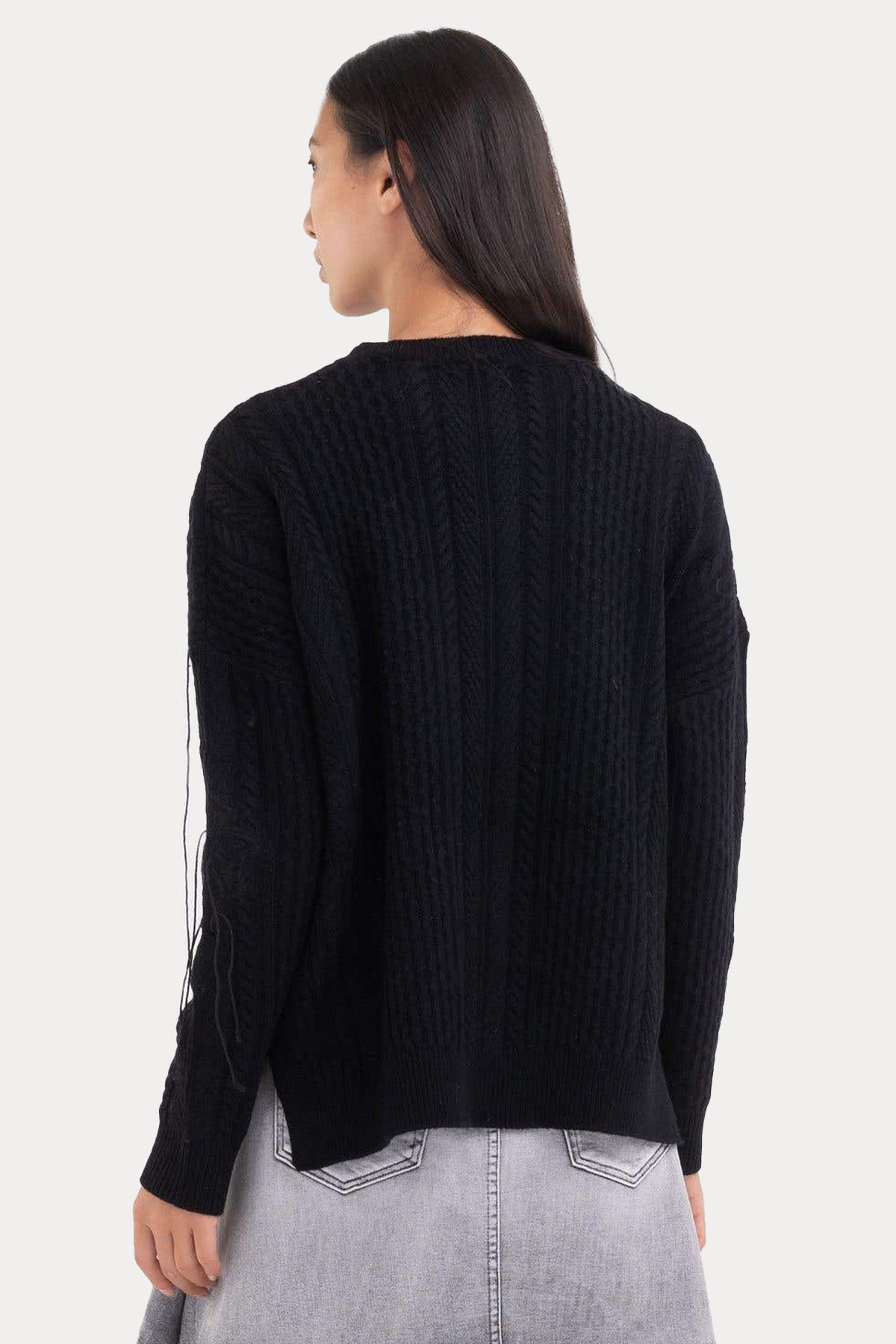 Replay Yuvarlak Yaka Örgü Yün Triko-Libas Trendy Fashion Store