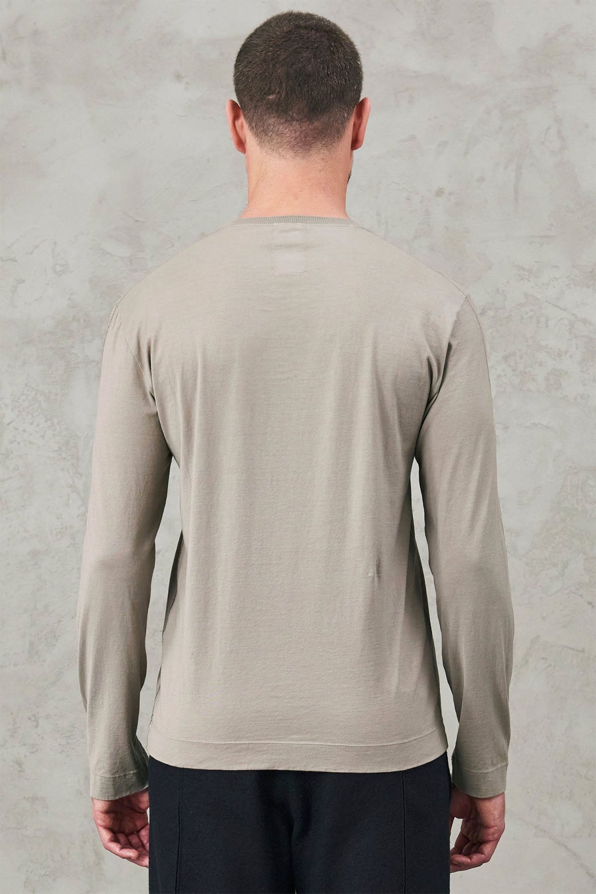 Transit Yuvarlak Yaka Uzun Kollu T-shirt-Libas Trendy Fashion Store