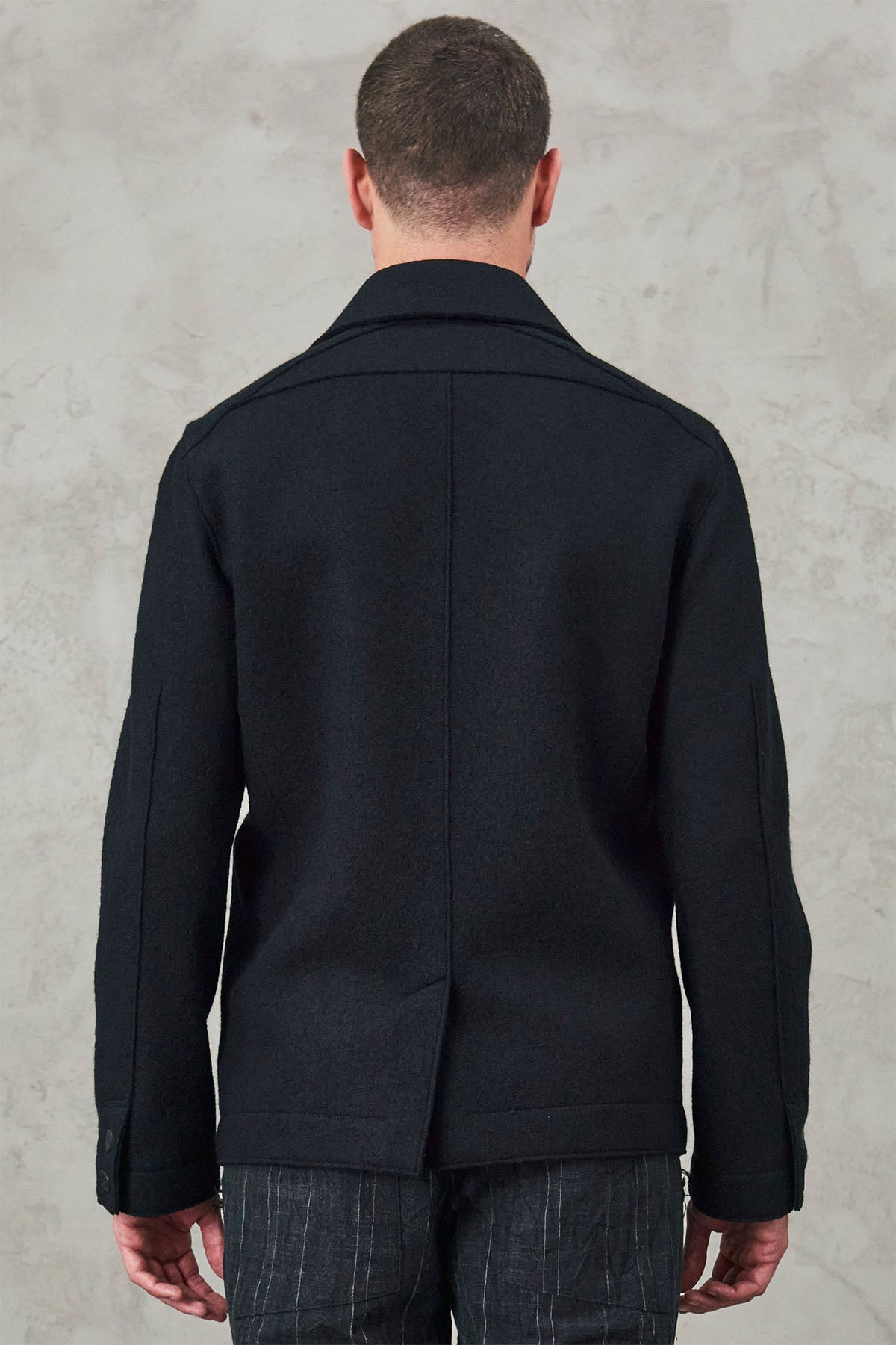 Transit Cep Detaylı Yün Kısa Kaban-Libas Trendy Fashion Store