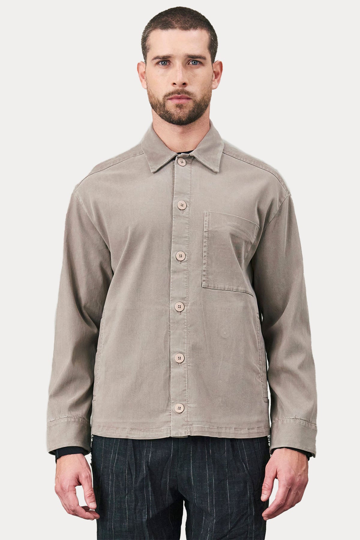 Transit Cep Detaylı Streç Gömlek-Libas Trendy Fashion Store