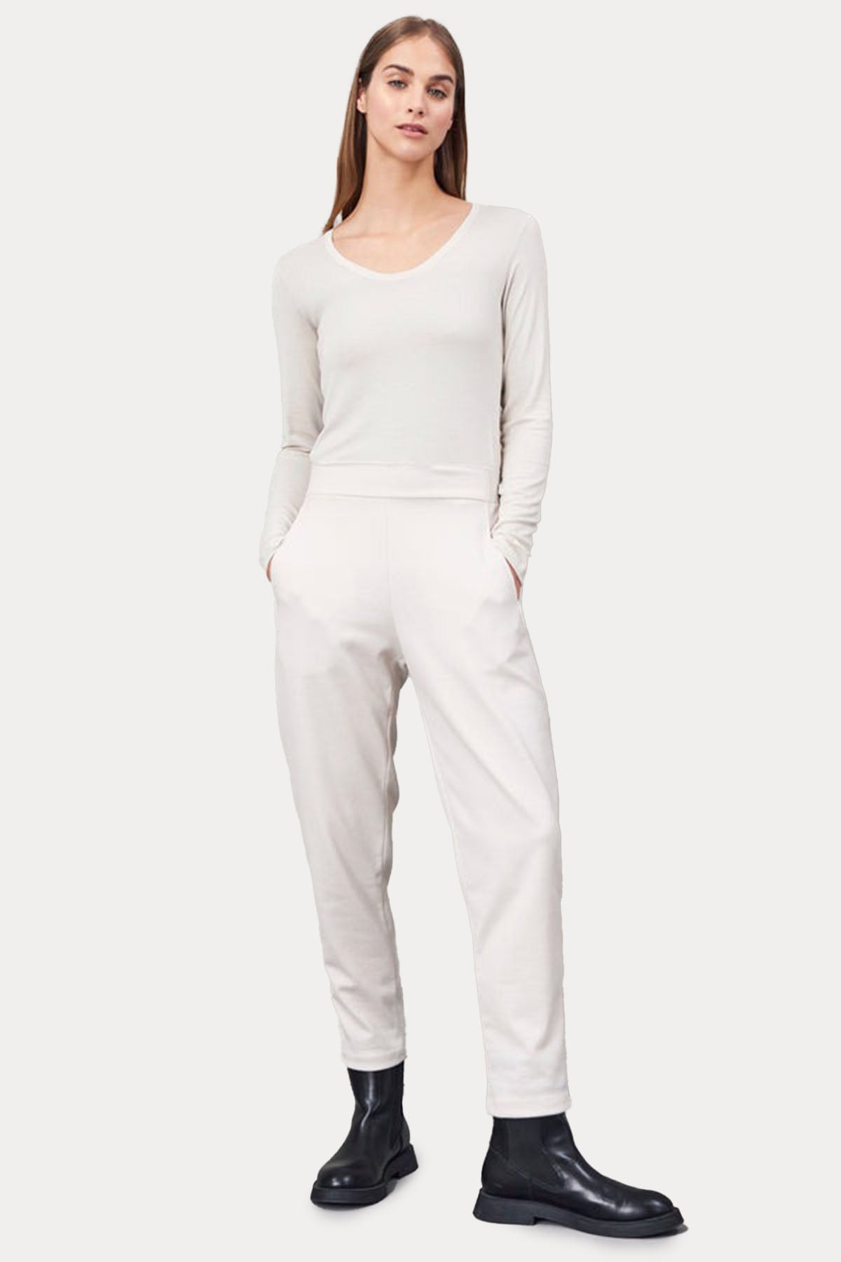 Transit Beli Lastikli Yandan Cepli Yün Pantolon-Libas Trendy Fashion Store