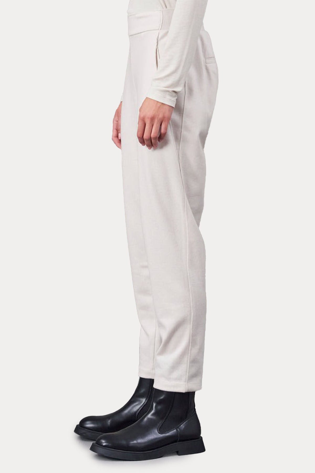 Transit Beli Lastikli Yandan Cepli Yün Pantolon-Libas Trendy Fashion Store