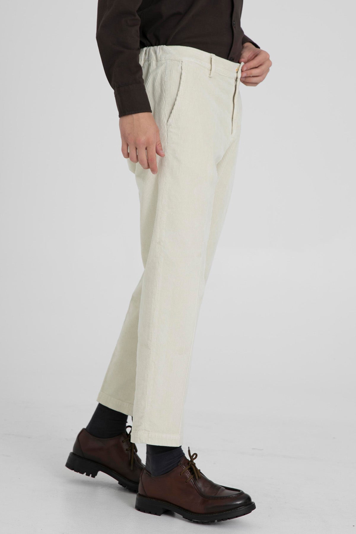 Manuel Ritz Slim Fit Yandan Cepli Fitilli Kadife Pantolon-Libas Trendy Fashion Store