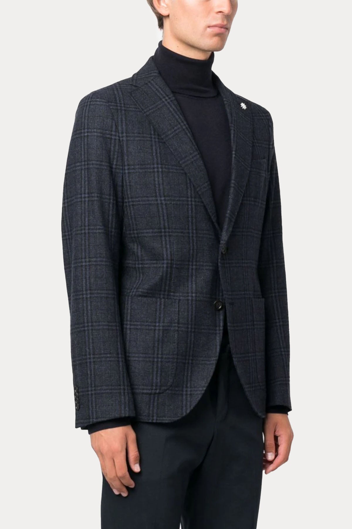 Manuel Ritz Ekoseli Yün Ceket-Libas Trendy Fashion Store