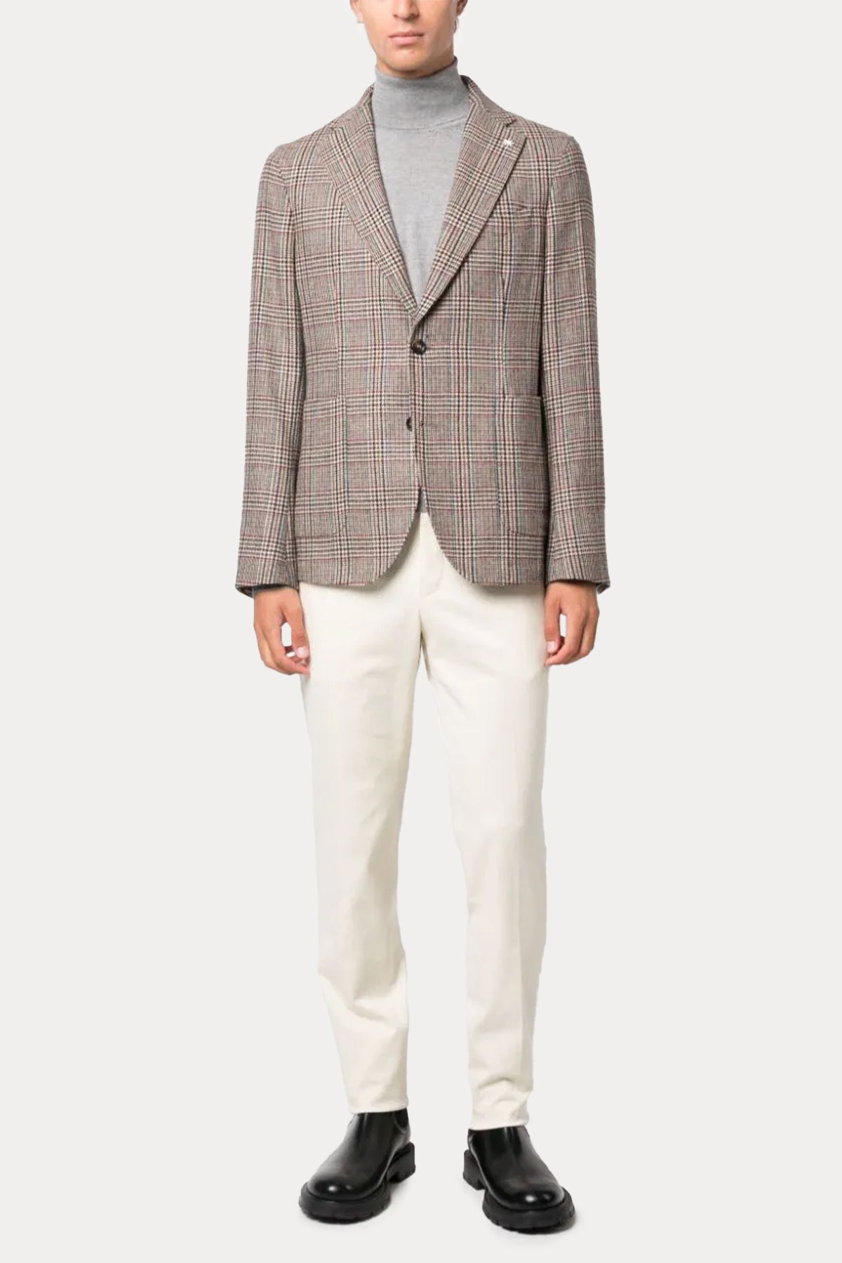 Manuel Ritz Ekoseli Yün Ceket-Libas Trendy Fashion Store