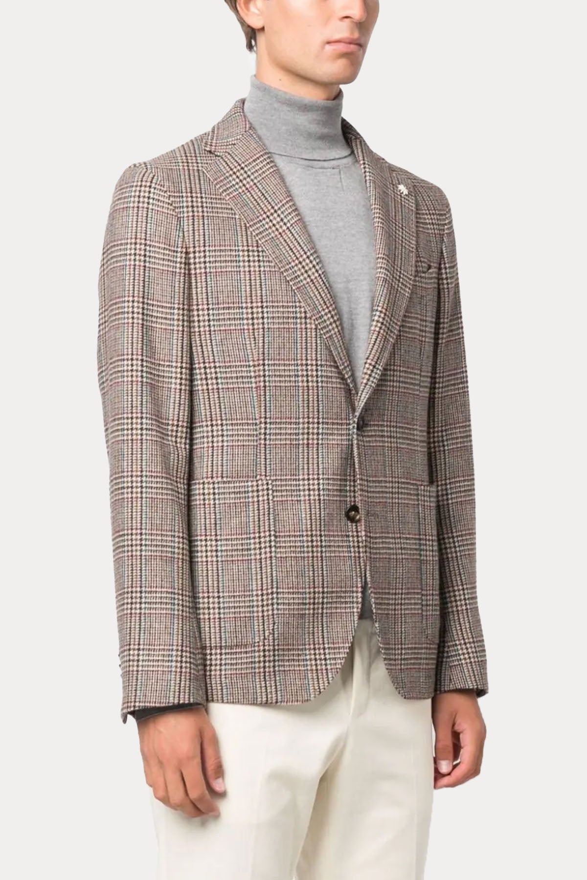 Manuel Ritz Ekoseli Yün Ceket-Libas Trendy Fashion Store