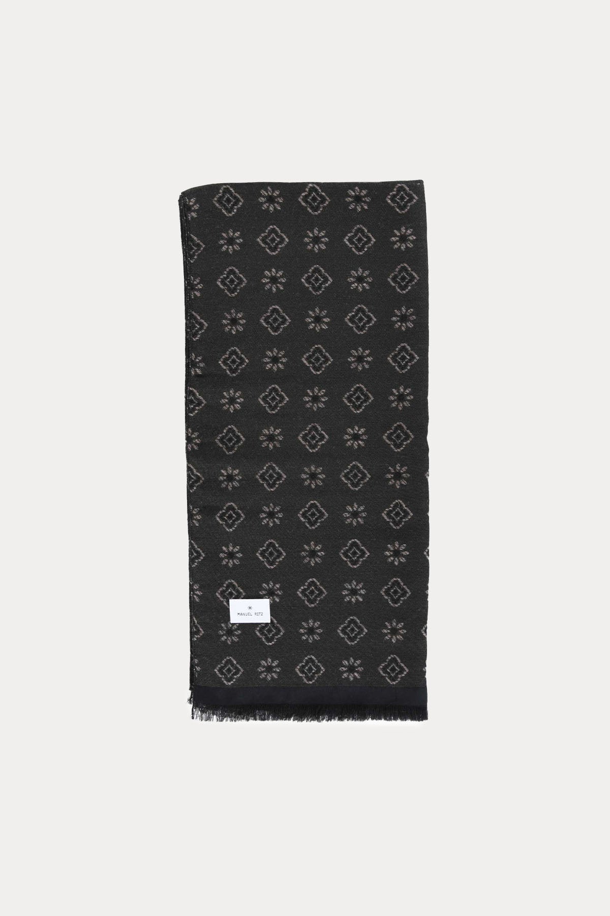 Manuel Ritz Desenli Yün Atkı-Libas Trendy Fashion Store