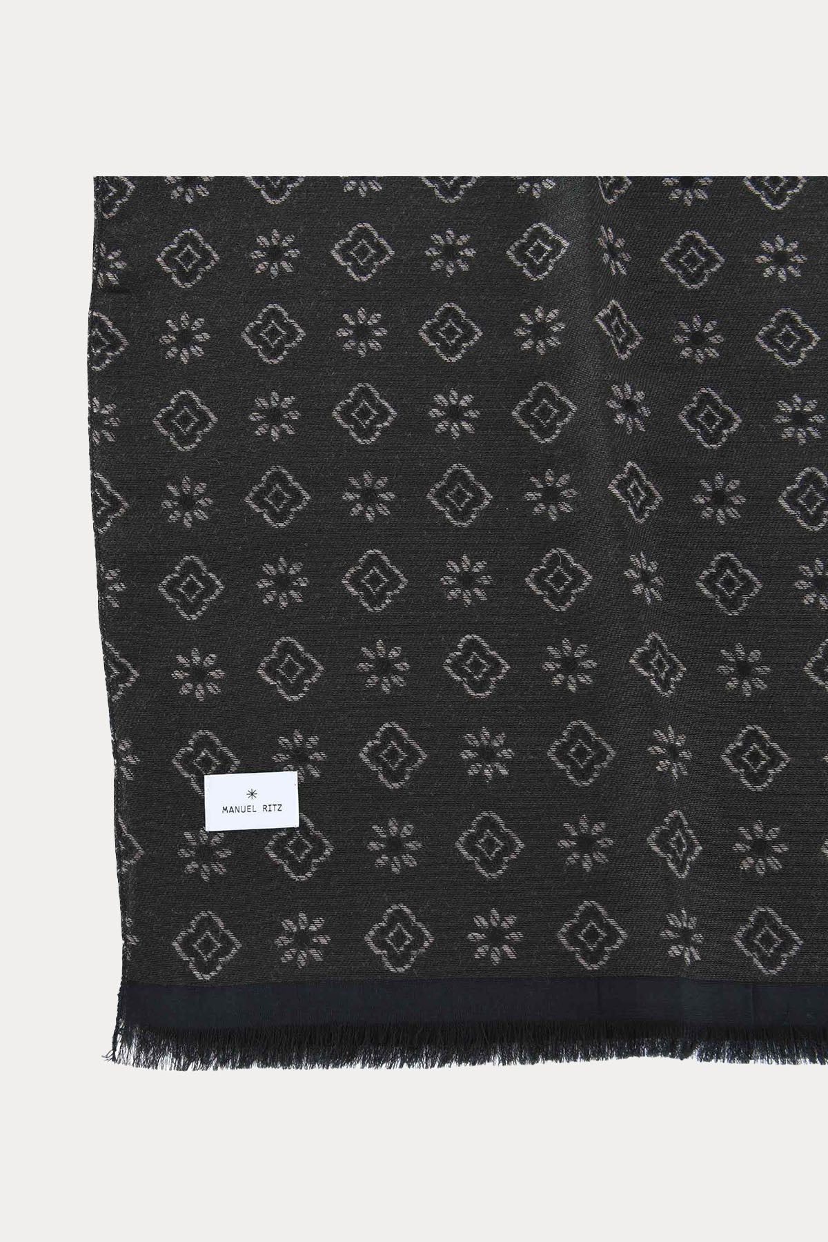 Manuel Ritz Desenli Yün Atkı-Libas Trendy Fashion Store