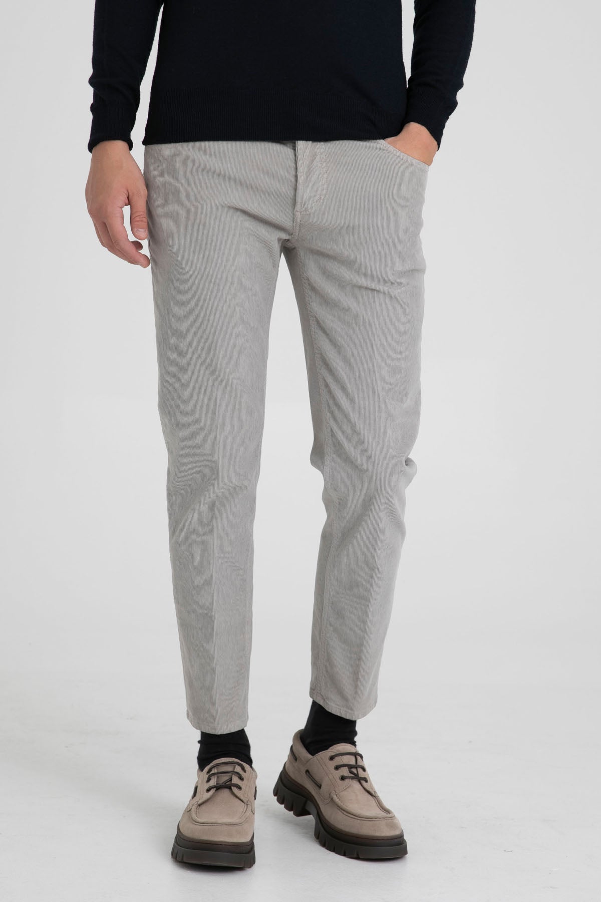 Dondup Fitilli Kadife Pantolon-Libas Trendy Fashion Store