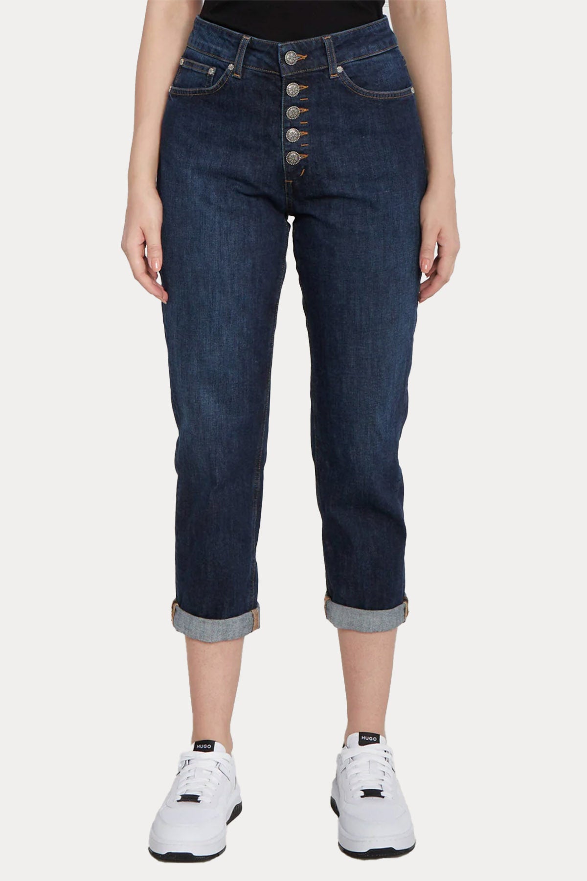 Dondup Koons Loose Fit Yüksek Bel Jeans-Libas Trendy Fashion Store