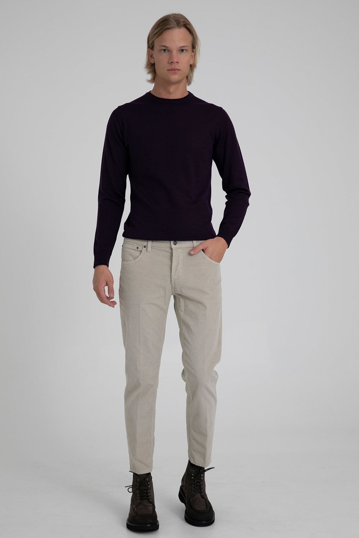 Dondup Fitilli Kadife Pantolon-Libas Trendy Fashion Store