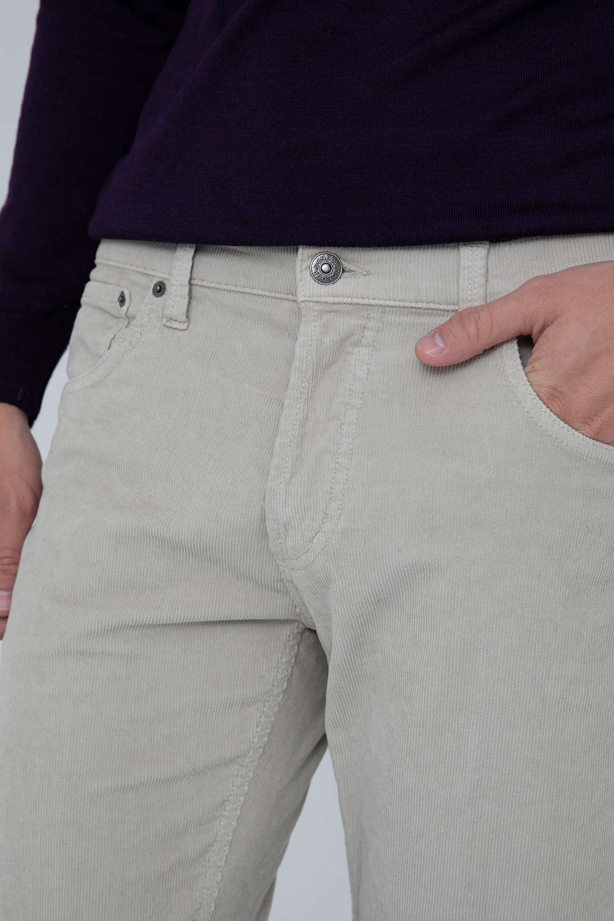 Dondup Fitilli Kadife Pantolon-Libas Trendy Fashion Store