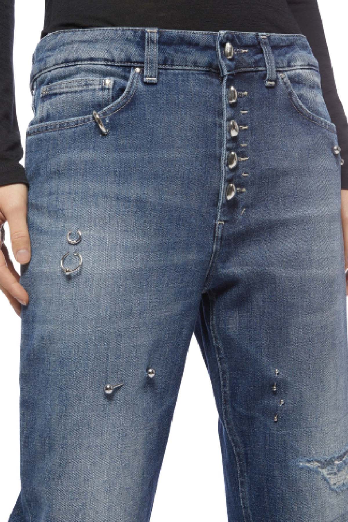Dondup Koons Loose Fit Yüksek Bel Jeans-Libas Trendy Fashion Store