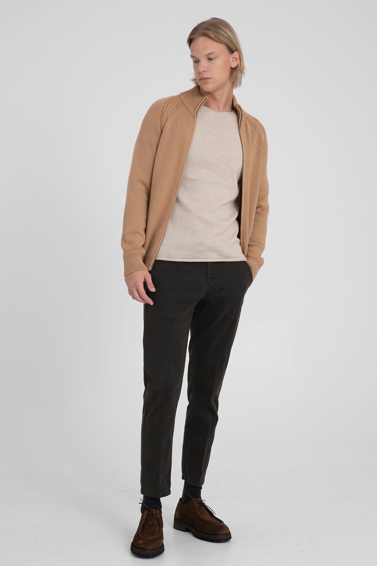 Dondup Slim Fit Yandan Cepli Slim Fit Pantolon-Libas Trendy Fashion Store
