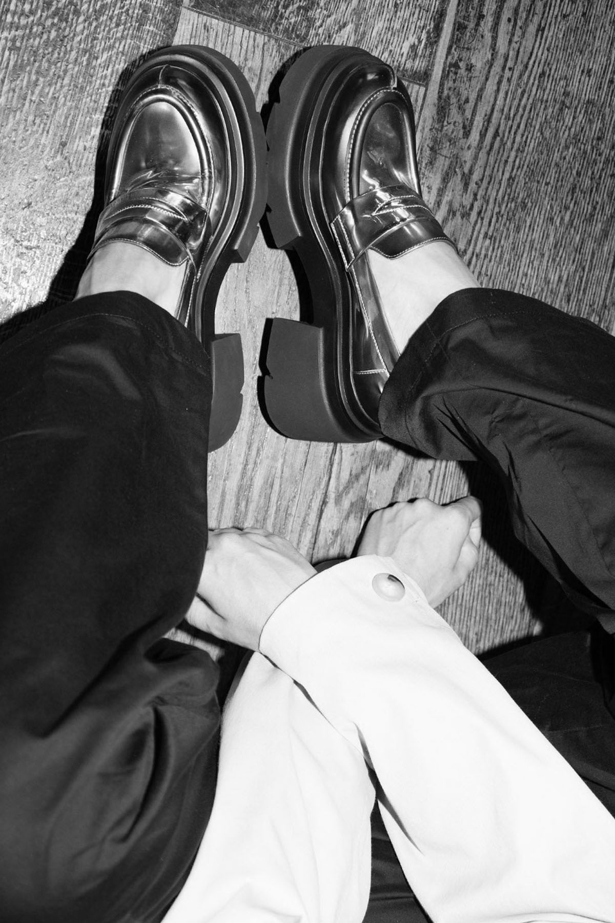 Elena Iachi Parlak Kaplamalı Loafer Ayakkabı-Libas Trendy Fashion Store