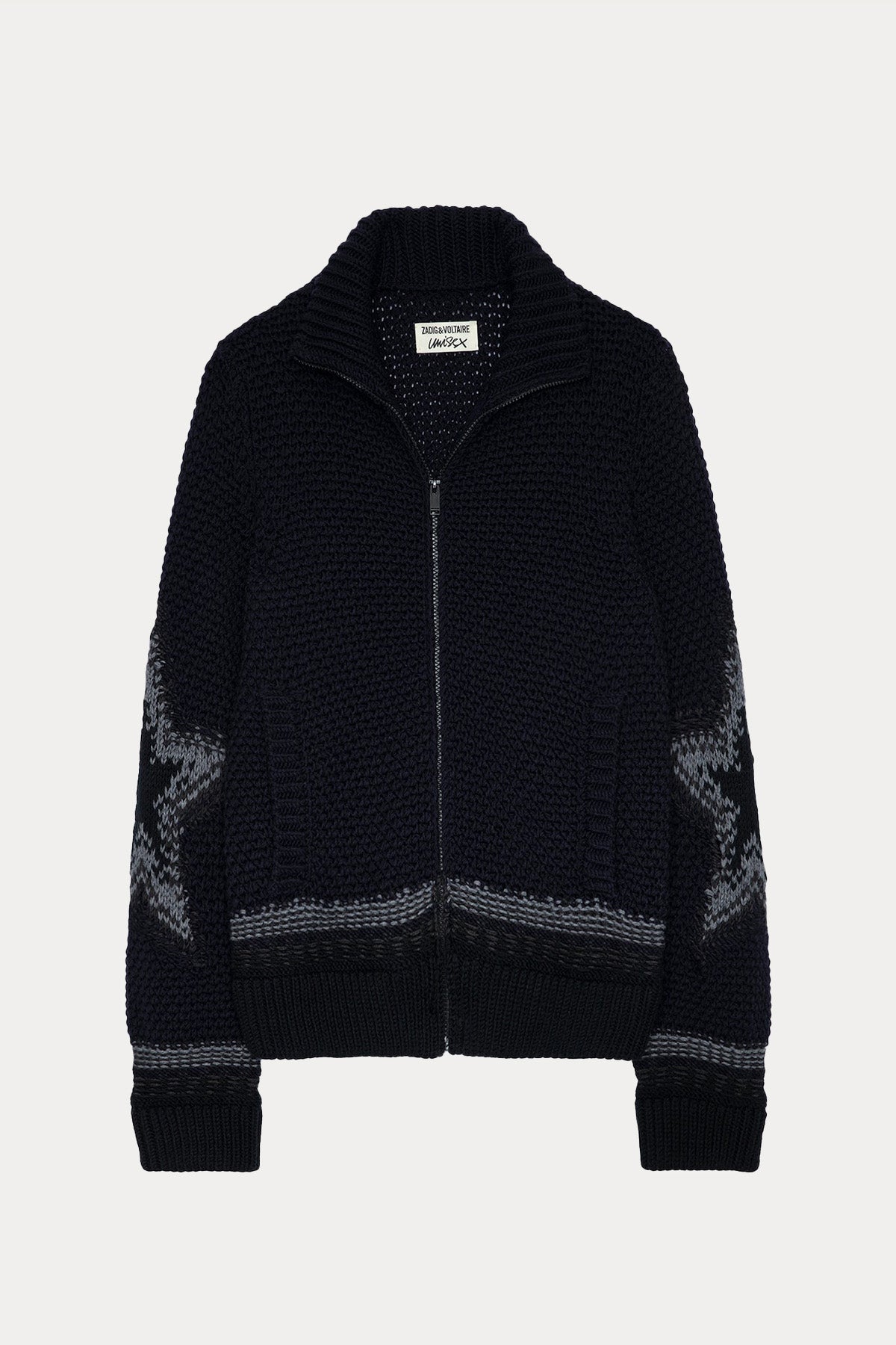 Zadig & Voltaire Unisex Yün Örgü Triko Ceket-Libas Trendy Fashion Store