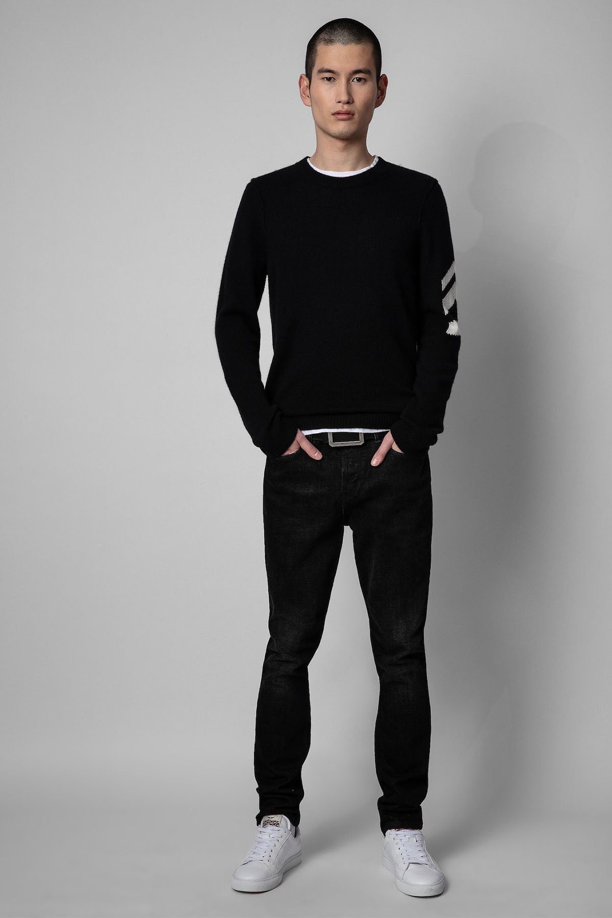 Zadig & Voltaire Yuvarlak Yaka Örgü Kaşmir Triko-Libas Trendy Fashion Store