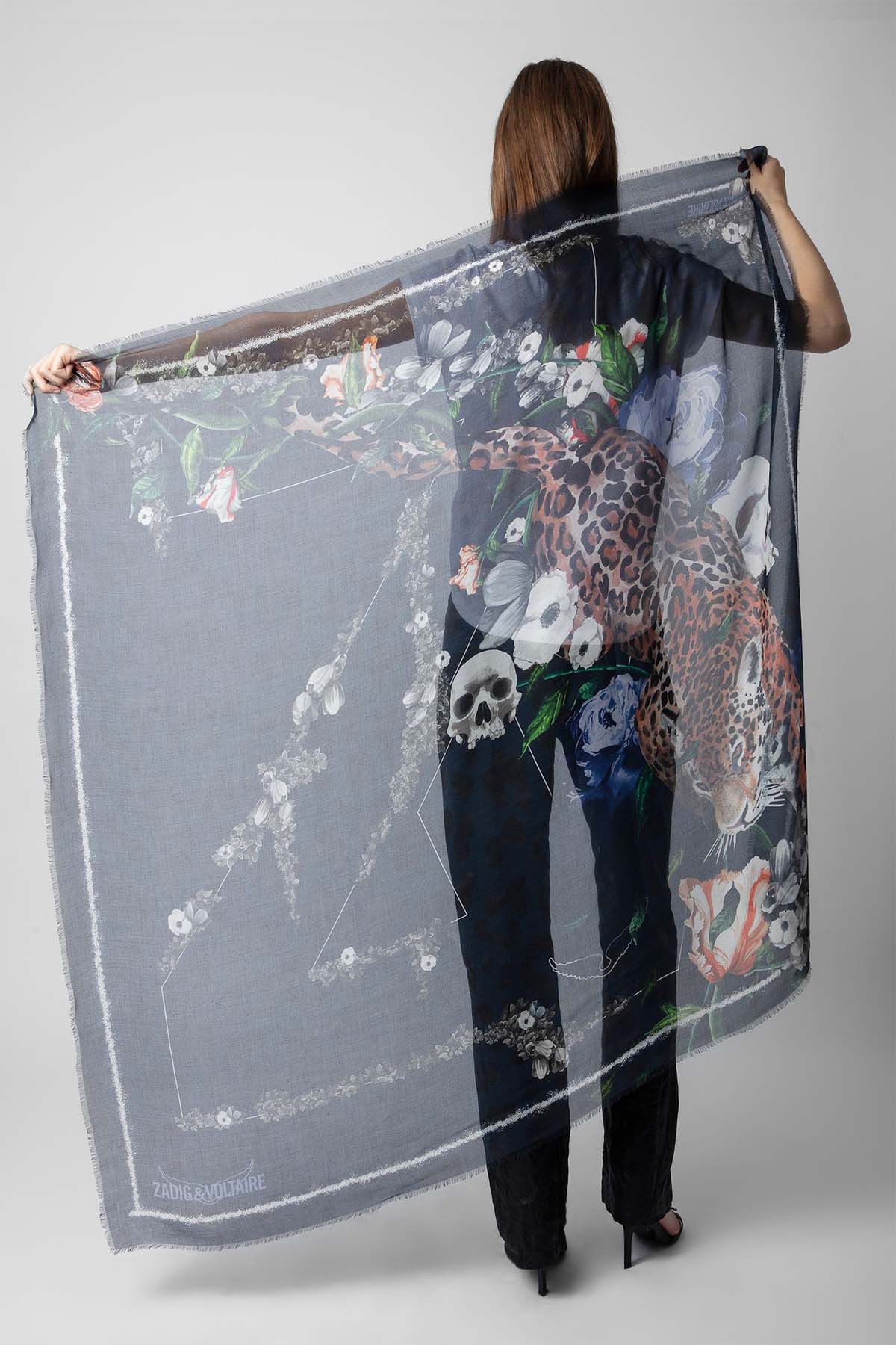 Zadig & Voltaire Animal Desen Fular-Libas Trendy Fashion Store