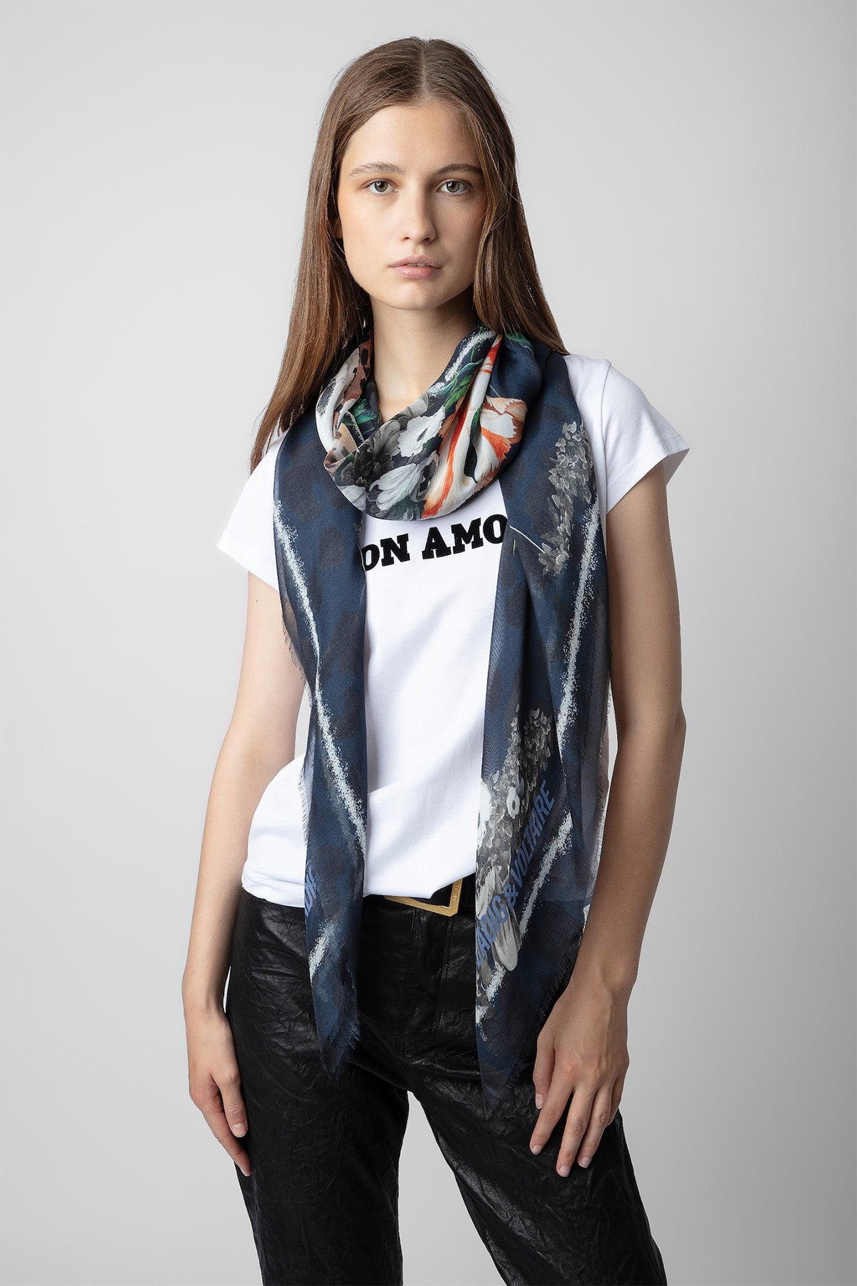 Zadig & Voltaire Animal Desen Fular-Libas Trendy Fashion Store