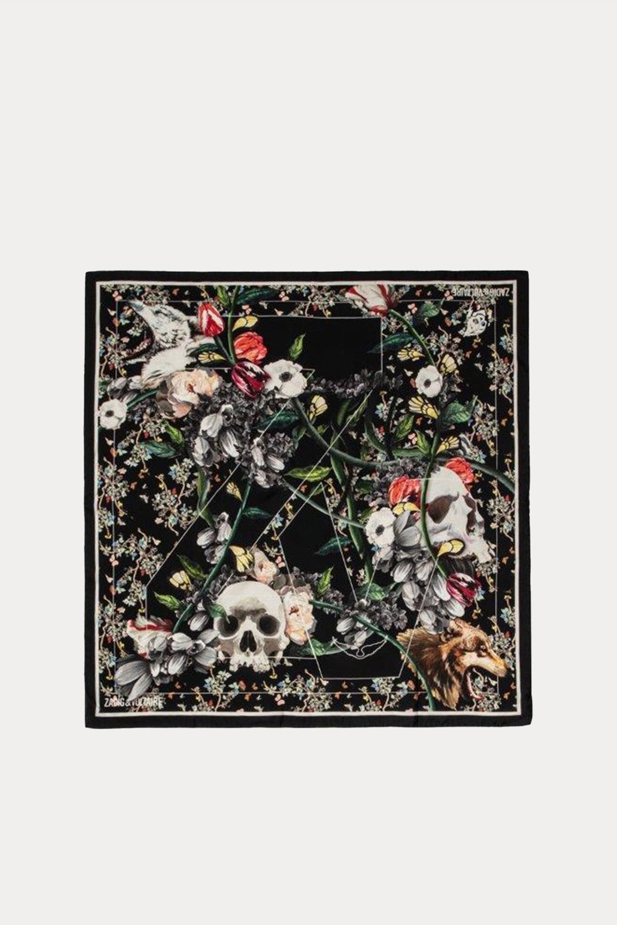 Zadig & Voltaire Desenli İpek Fular-Libas Trendy Fashion Store