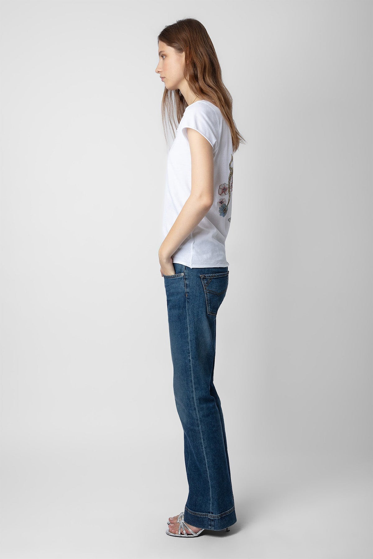 Zadig & Voltaire Sırtta Desenli T-shirt-Libas Trendy Fashion Store