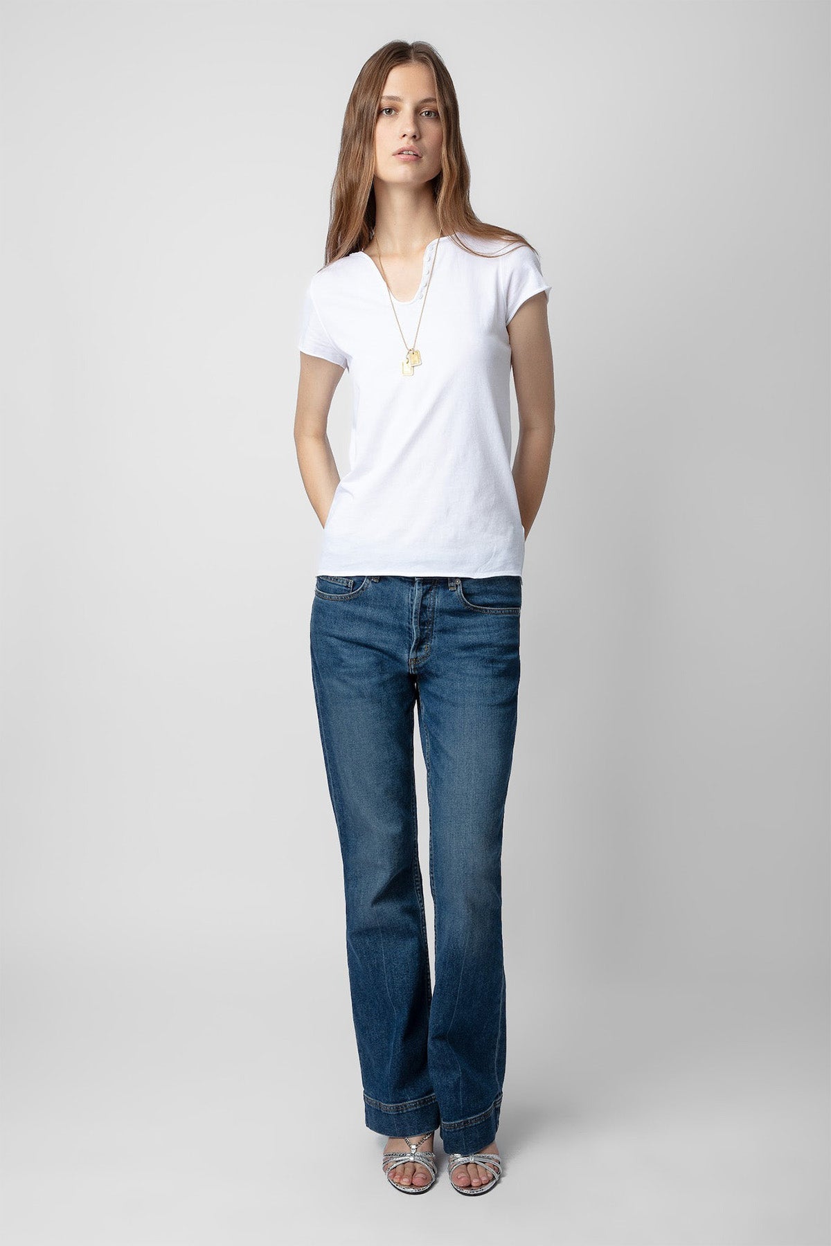 Zadig & Voltaire Sırtta Desenli T-shirt-Libas Trendy Fashion Store
