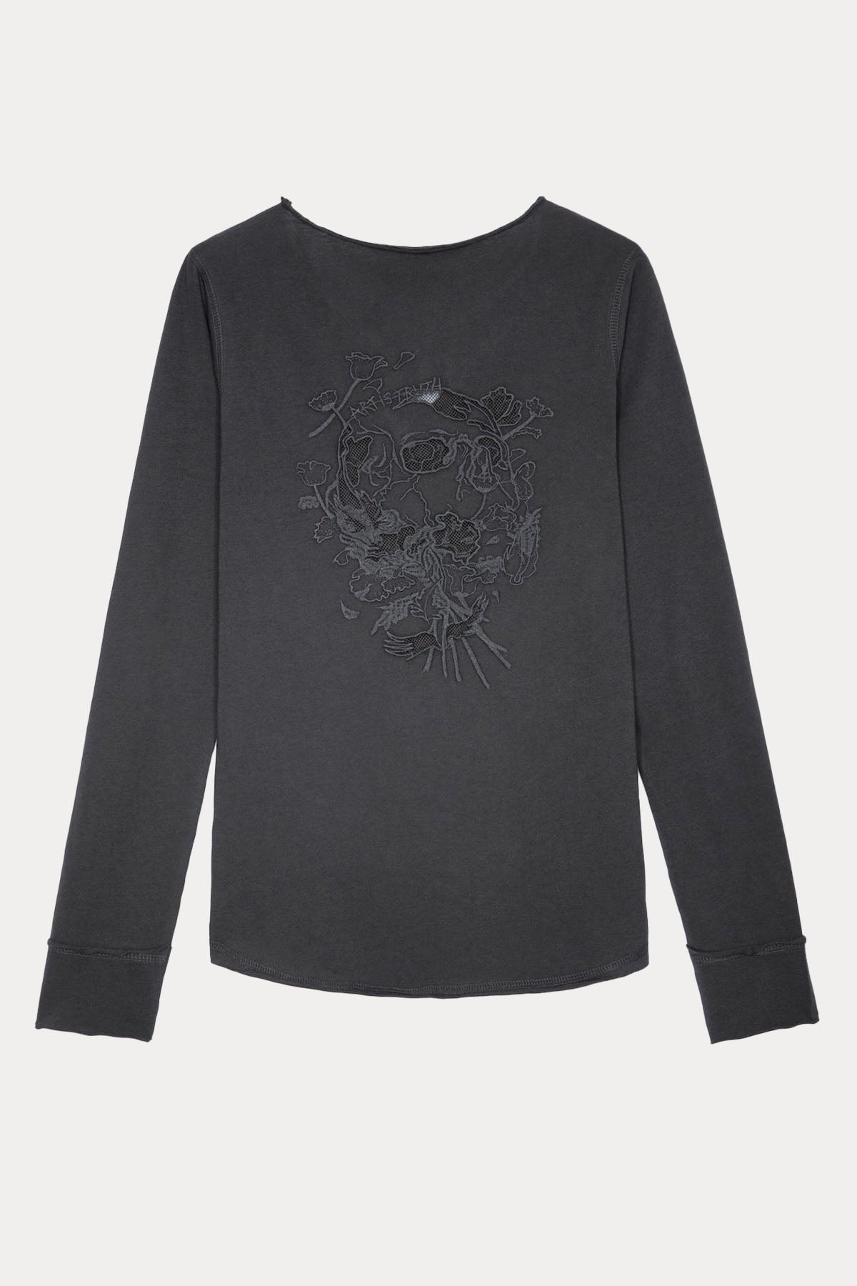 Zadig & Voltaire Dantel Nakış Desenli Uzun Kollu T-shirt-Libas Trendy Fashion Store