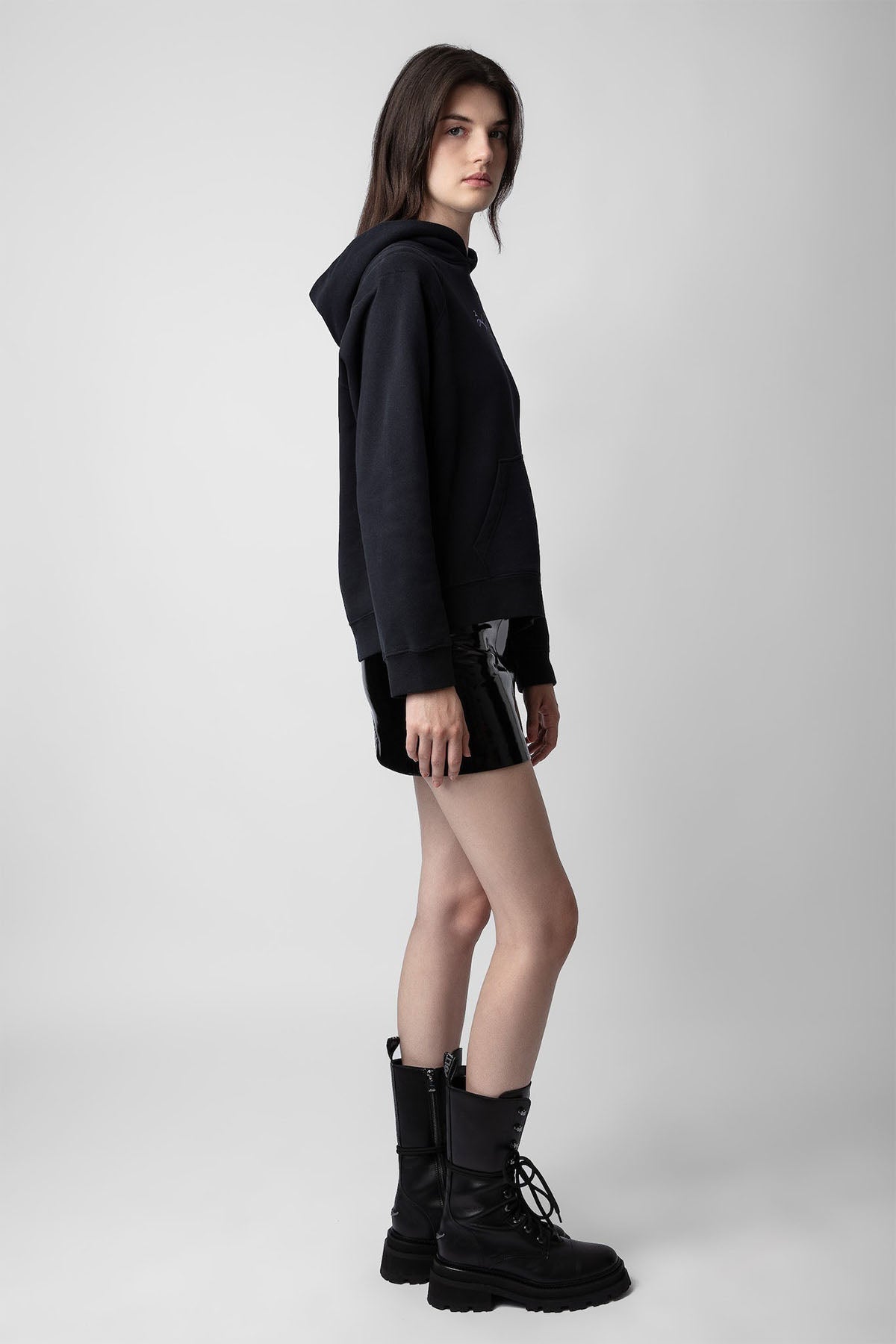 Zadig & Voltaire Logolu Kapüşonlu Sweatshirt-Libas Trendy Fashion Store