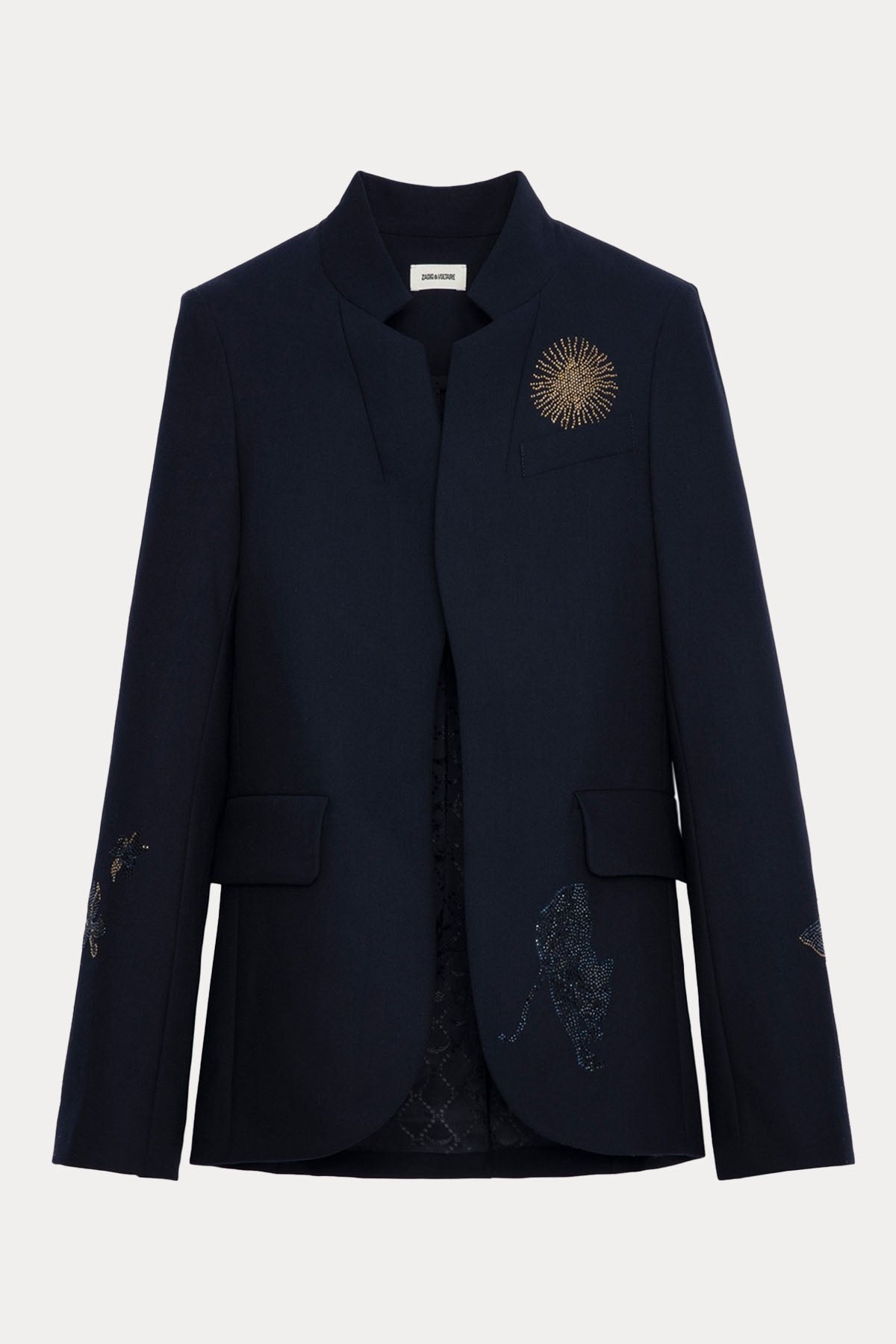 Zadig & Voltaire Hakim Dik Yaka Logolu Blazer Ceket-Libas Trendy Fashion Store