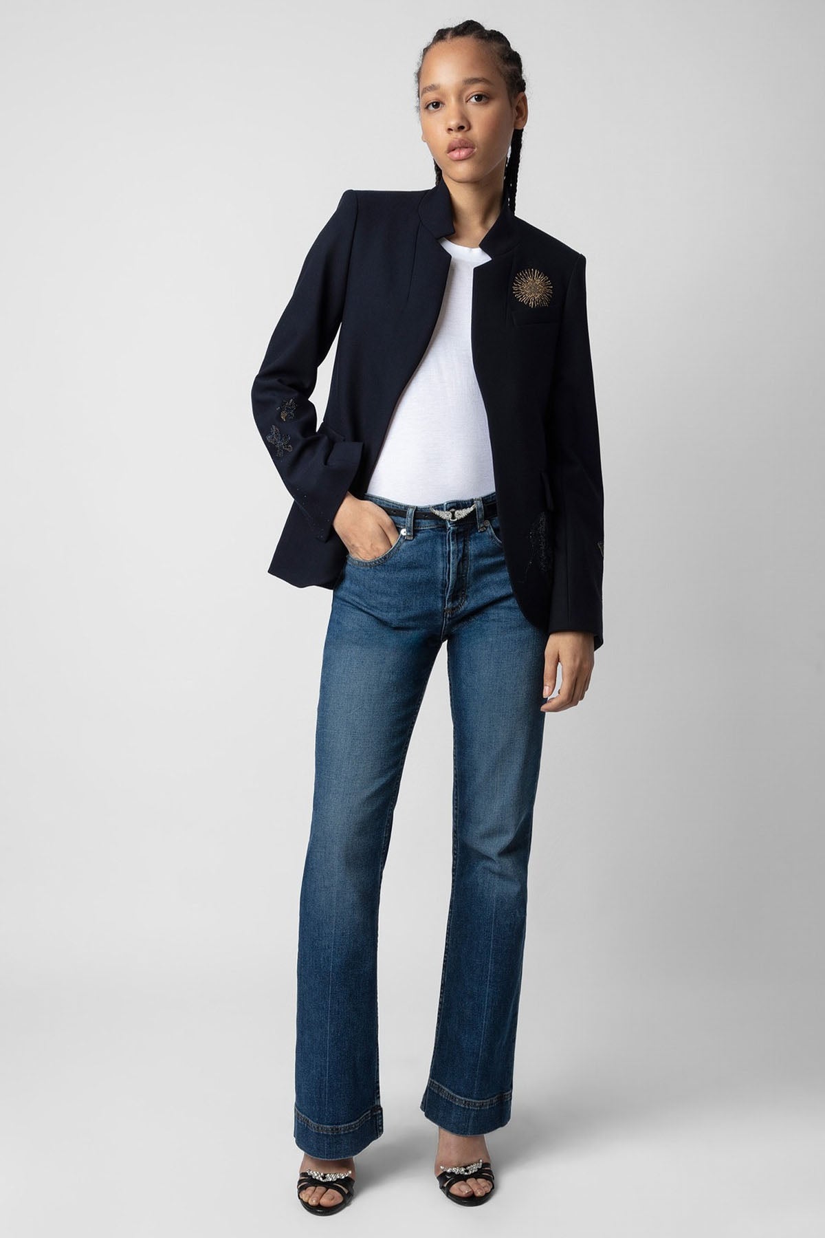 Zadig & Voltaire Hakim Dik Yaka Logolu Blazer Ceket-Libas Trendy Fashion Store