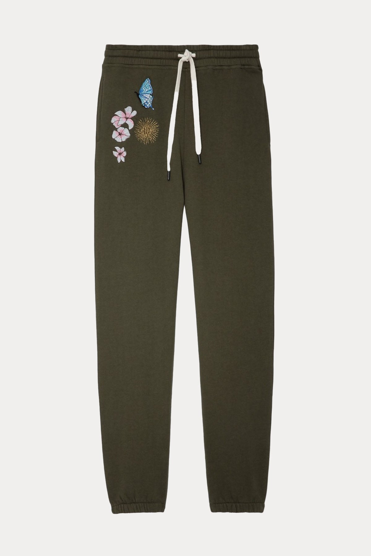 Zadig & Voltaire Beli Lastikli Logolu Eşofman Altı-Libas Trendy Fashion Store