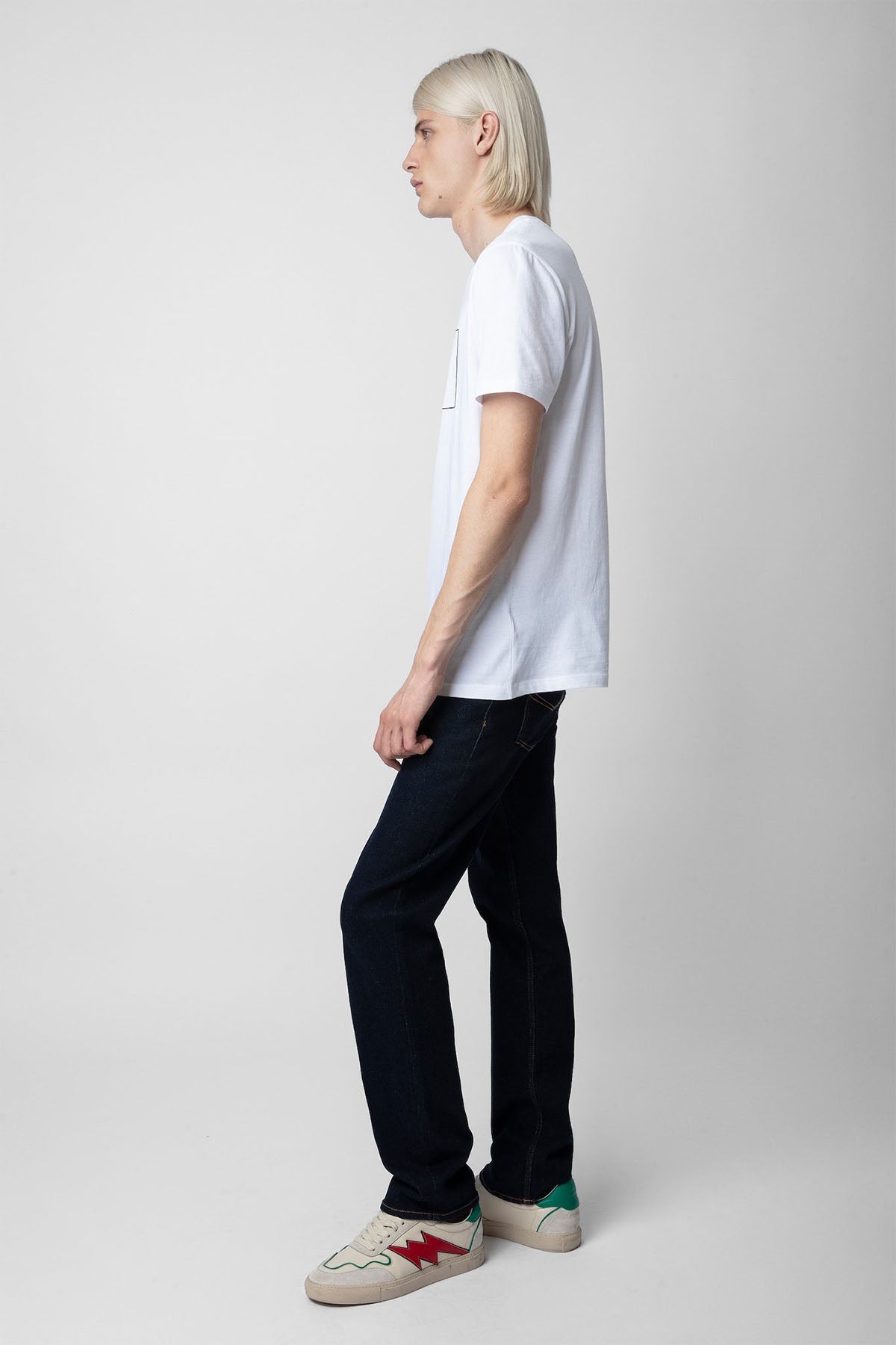 Zadig & Voltaire Yuvarlak Yaka Logolu T-shirt-Libas Trendy Fashion Store